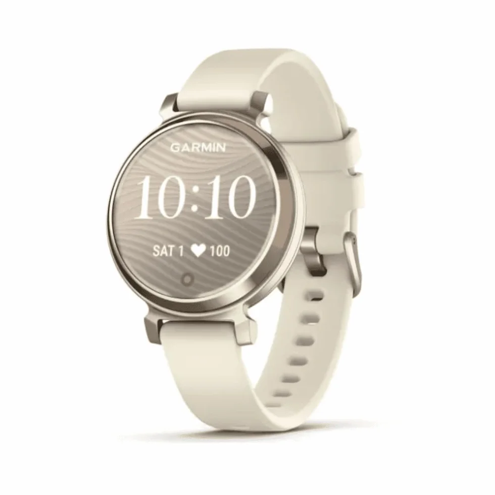 Garmin Lily 2 Smartwatch Fitness, Cream Gold/Coconut
