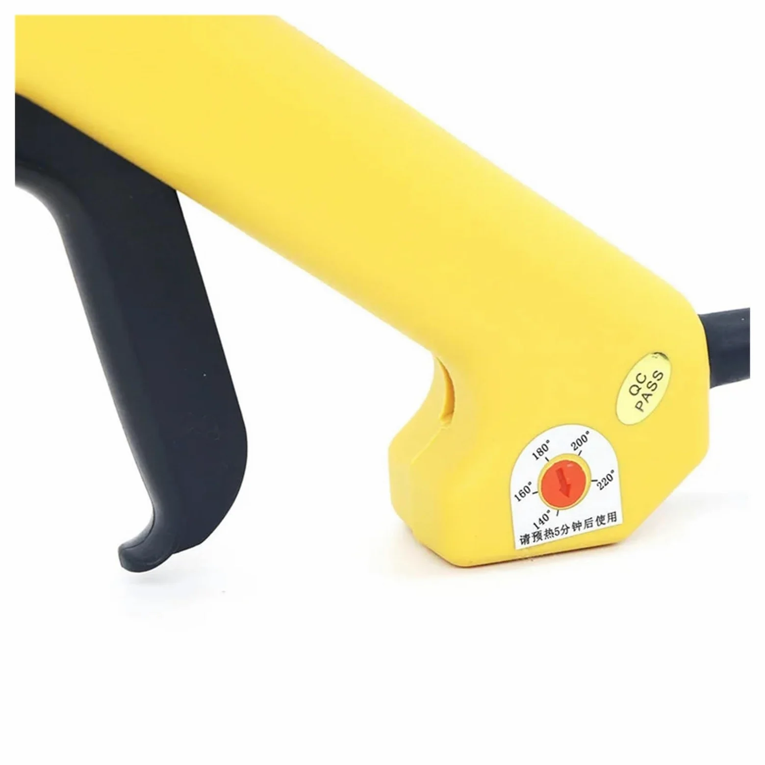 Zestaw pistoletu do klejenia, 250 W z regulowaną temperaturą, skrzynka narzędziowa z pistoletem do klejenia na gorąco, termostaty, DIY, profesjonalny pistolet do klejenia przemysłowego Bezwysiłkowe tw