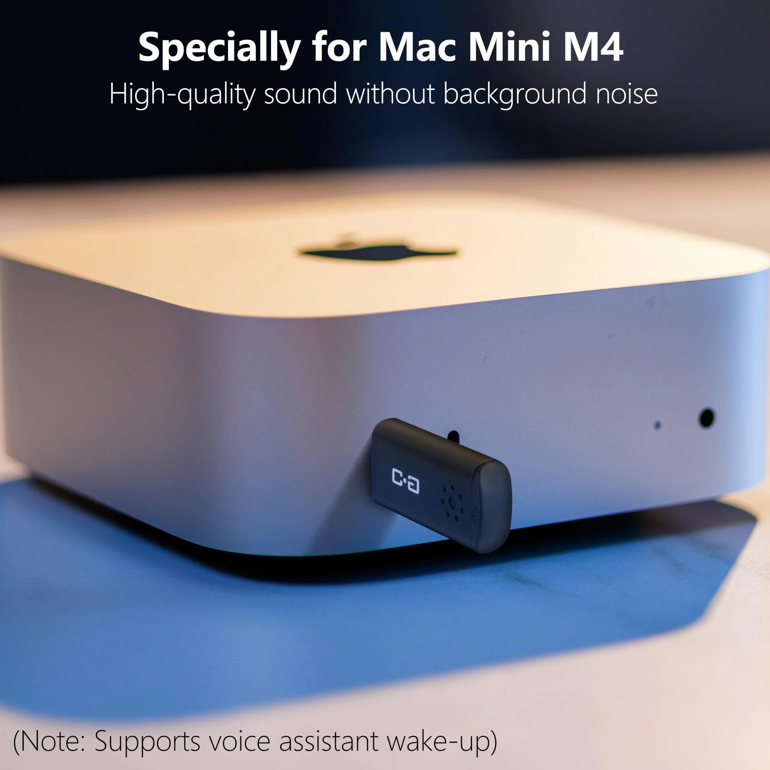 DUNGZDUZ Mikrofon USB C Mini do Mac mini M4/M4 Pro i MacBooka, mikrofon pojemnościowy typu plug-and-play, kompaktowy i przenośny, czysty dźwięk do pracy i nauki