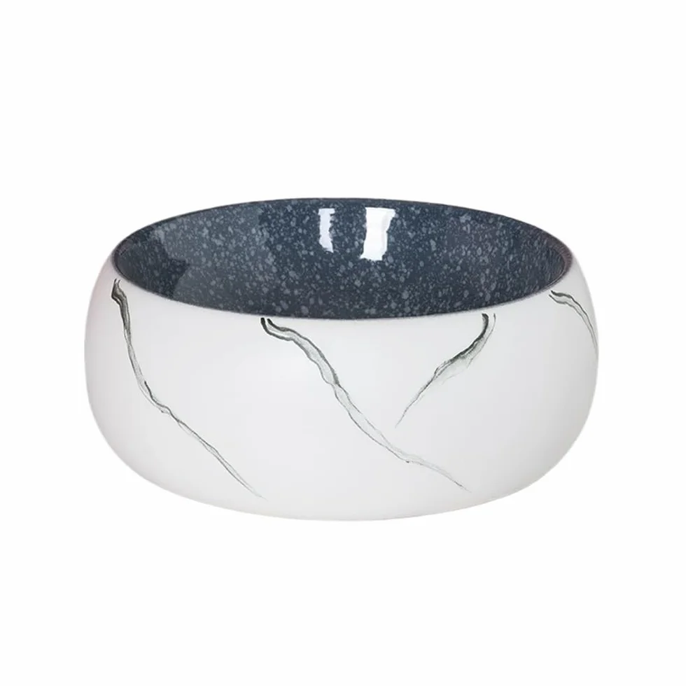Zlewozmywak naczyniowy Umywalka łazienkowa nablatowa Wykwintna, pogrubiona ceramiczna umywalka