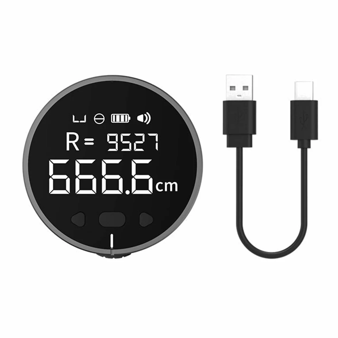 DollaTek Linijka elektroniczna 8 w 1, wy?wietlacz LCD, dalmierz, precyzyjne narz?dzie do r?cznego pomiaru d?ugo?ci do pomiaru krzywych