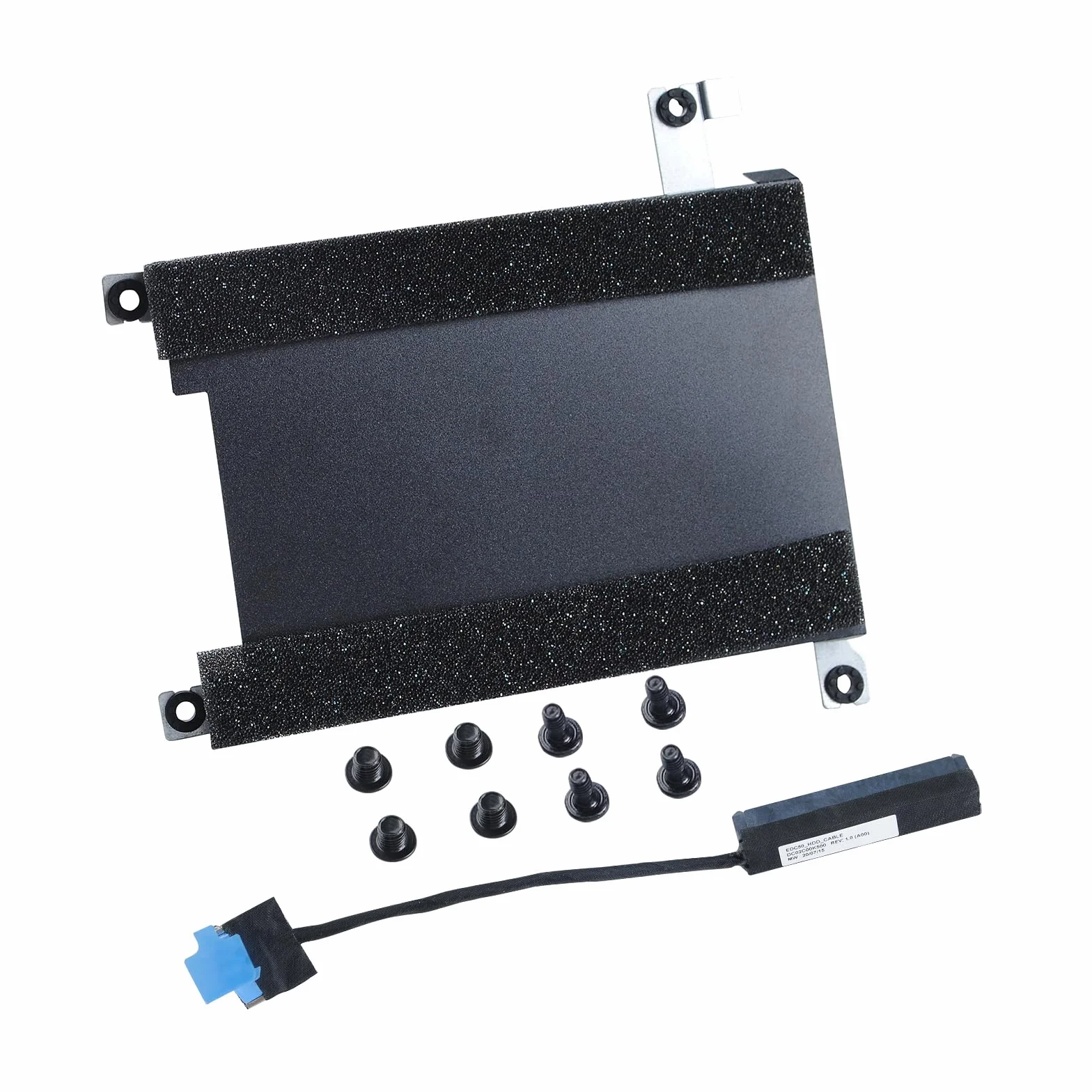 2,5-calowy dysk twardy SATA Caddy Kit do Dell Latitude 15 5510 5511 5505 5502 5501 5500, Precision 15 3540 3541 3542 3550 3551, z kablem, wspornikiem, śrubami
