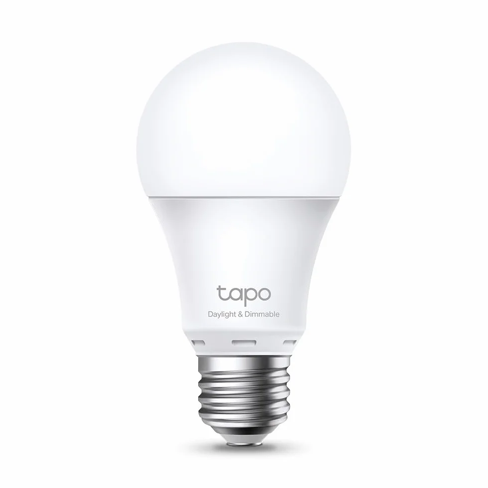 TP-Link Tapo L520E | Inteligentna żarówka Wi-Fi E27 | Ciepłe i zimne białe światło | Ściemnialna | 806 lm | Kompatybilna z Alexa i Google Home