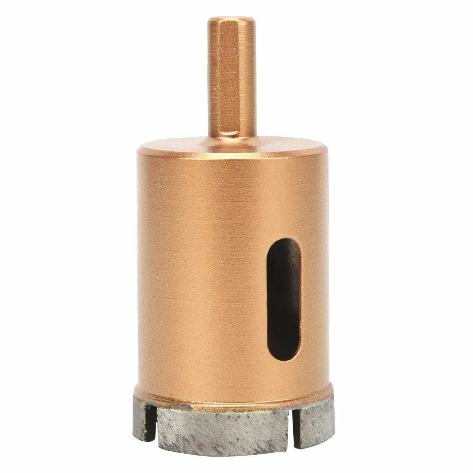 Wiertła diamentowe, trzpień trójkątny 40-60mm otwornice z wydrążonym rdzeniem do wiercenia w płytkach, betonie, cegle, szkle, marmurze i ceramice (40mm)