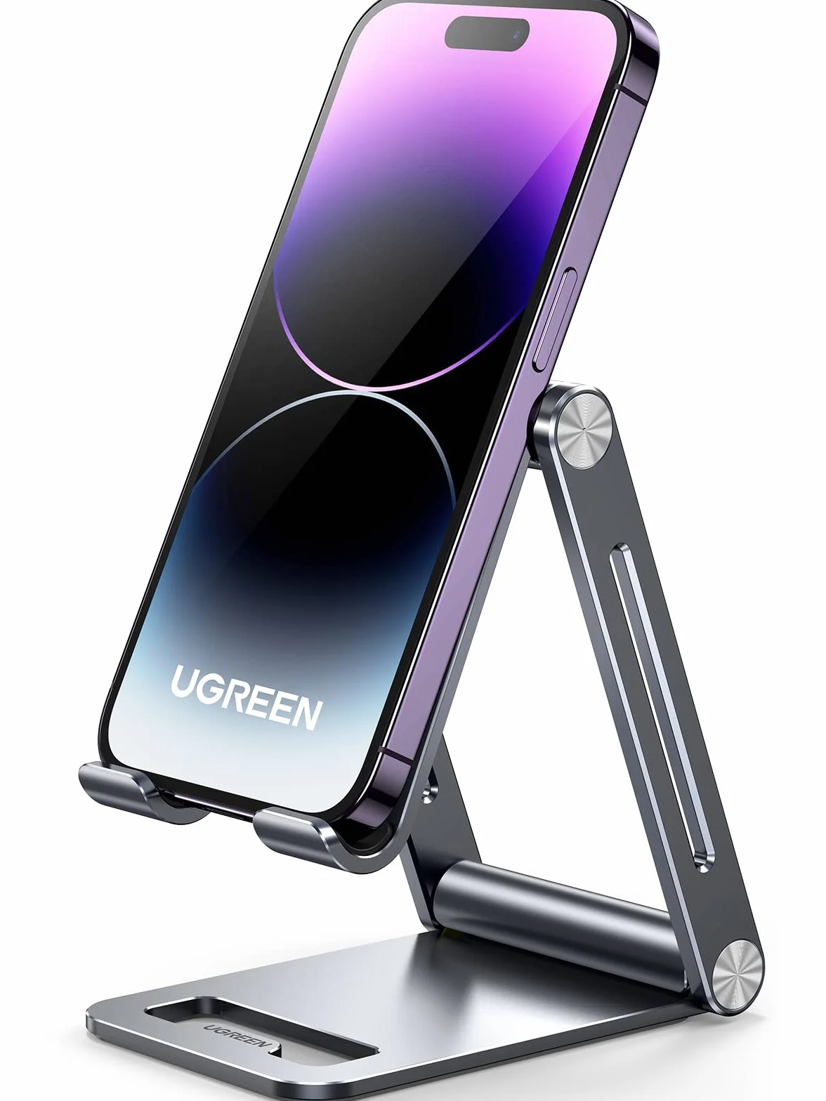 UGREEN Uchwyt na Telefon Aluminiowy Regulowany Składany Kompatybilny z iPhone Galaxy Redmi