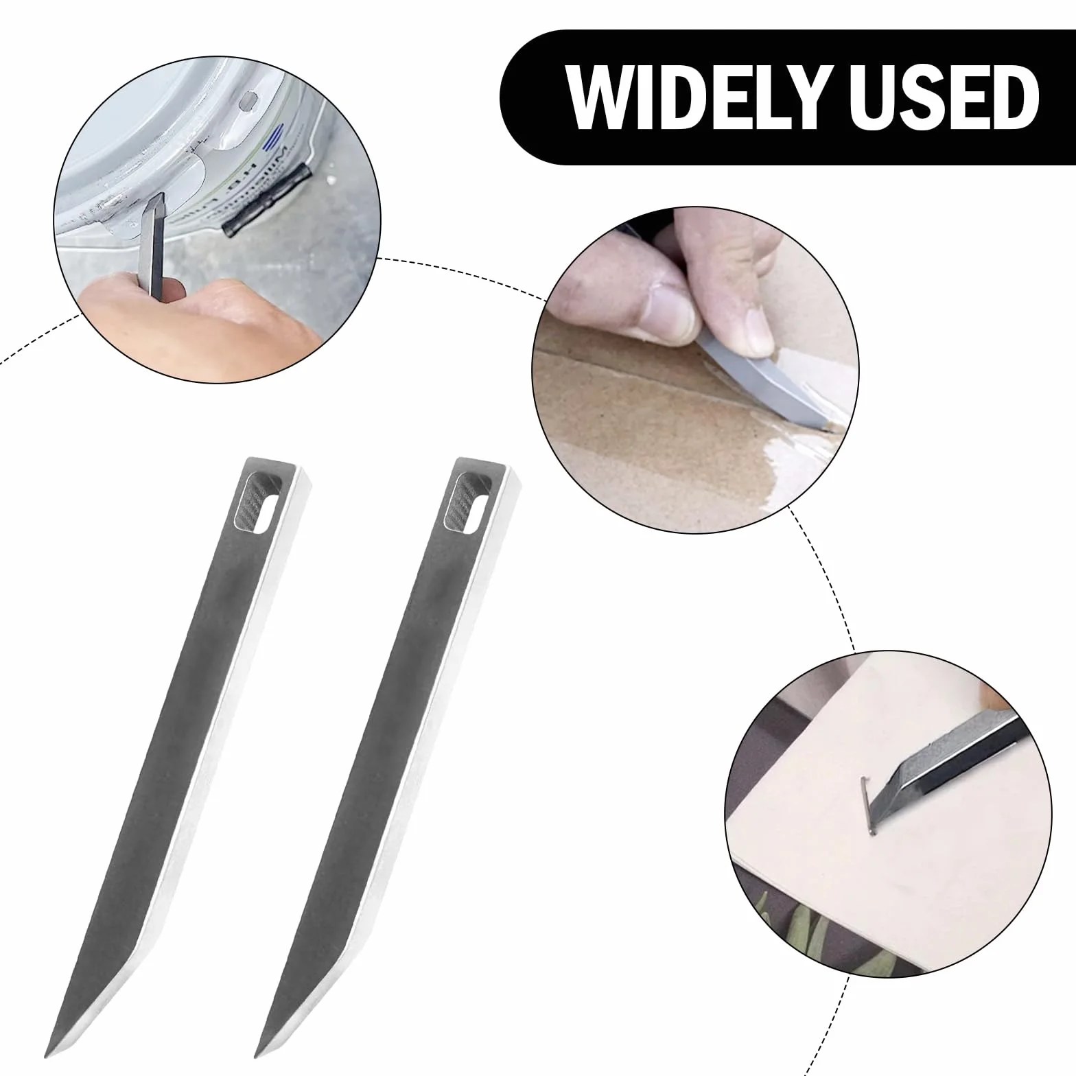 2 sztuki sztangi z nerki ze stali nierdzewnej, Mighty Mini Bar, Ultra Minimalist Slim Prybar Multitool, Przenośne Multitool EDC Getriebe, Brelok Pry Tool