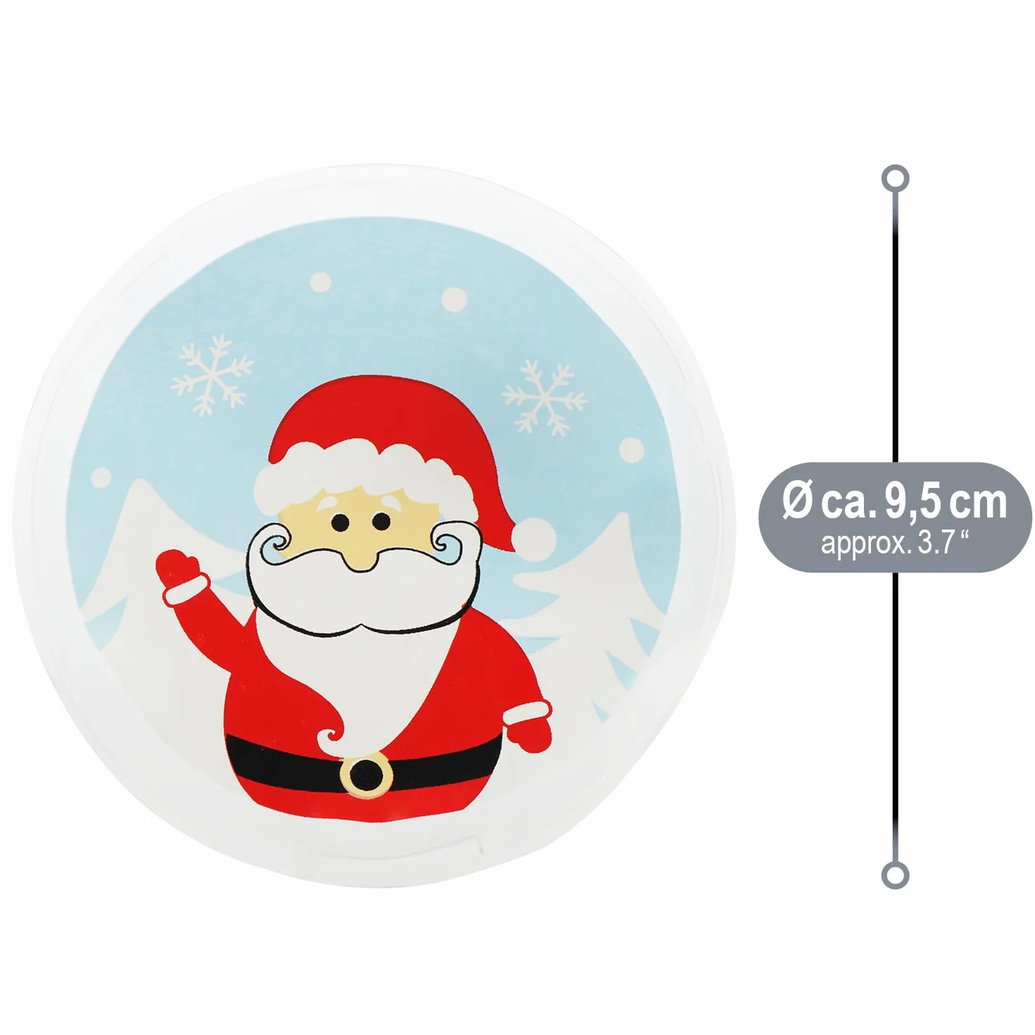 com-four® 4x wielokrotnego uzytku ogrzewacze do rak – kieszonkowe poduszki grzewcze z zimowym motywem – swiateczne wzory (4 sztuki - motywy zimowe kolorowe)