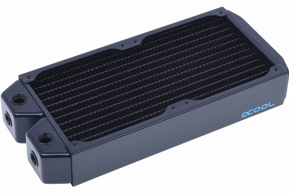 Alphacool NexXxoS XT45 Full Copper 240 mm Radiator chłodzenie wodą CPU miedź czarny