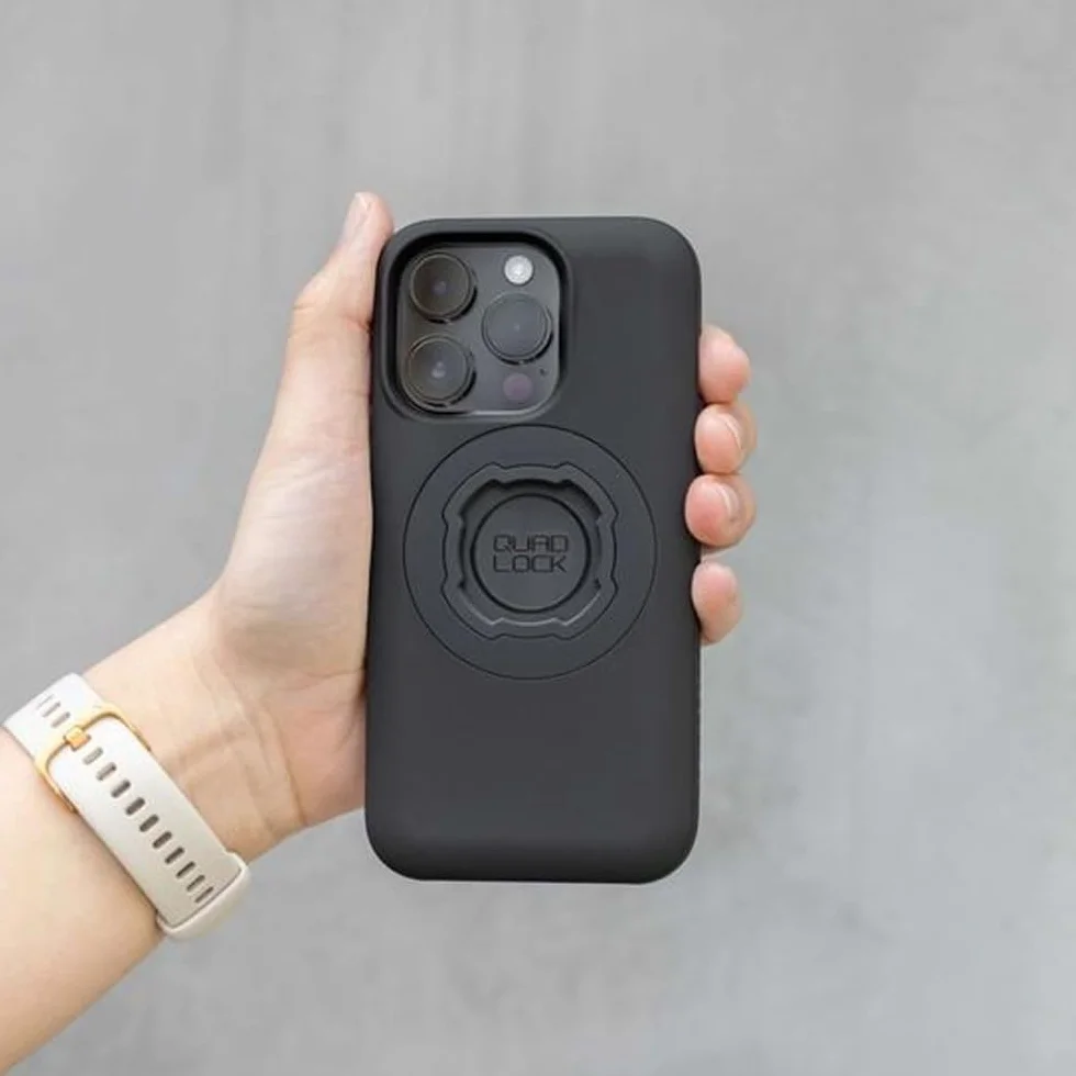 Quad Lock Uchwyt Motocyklowy z Amortyzatorem Drgań iPhone 16 MAG Etui