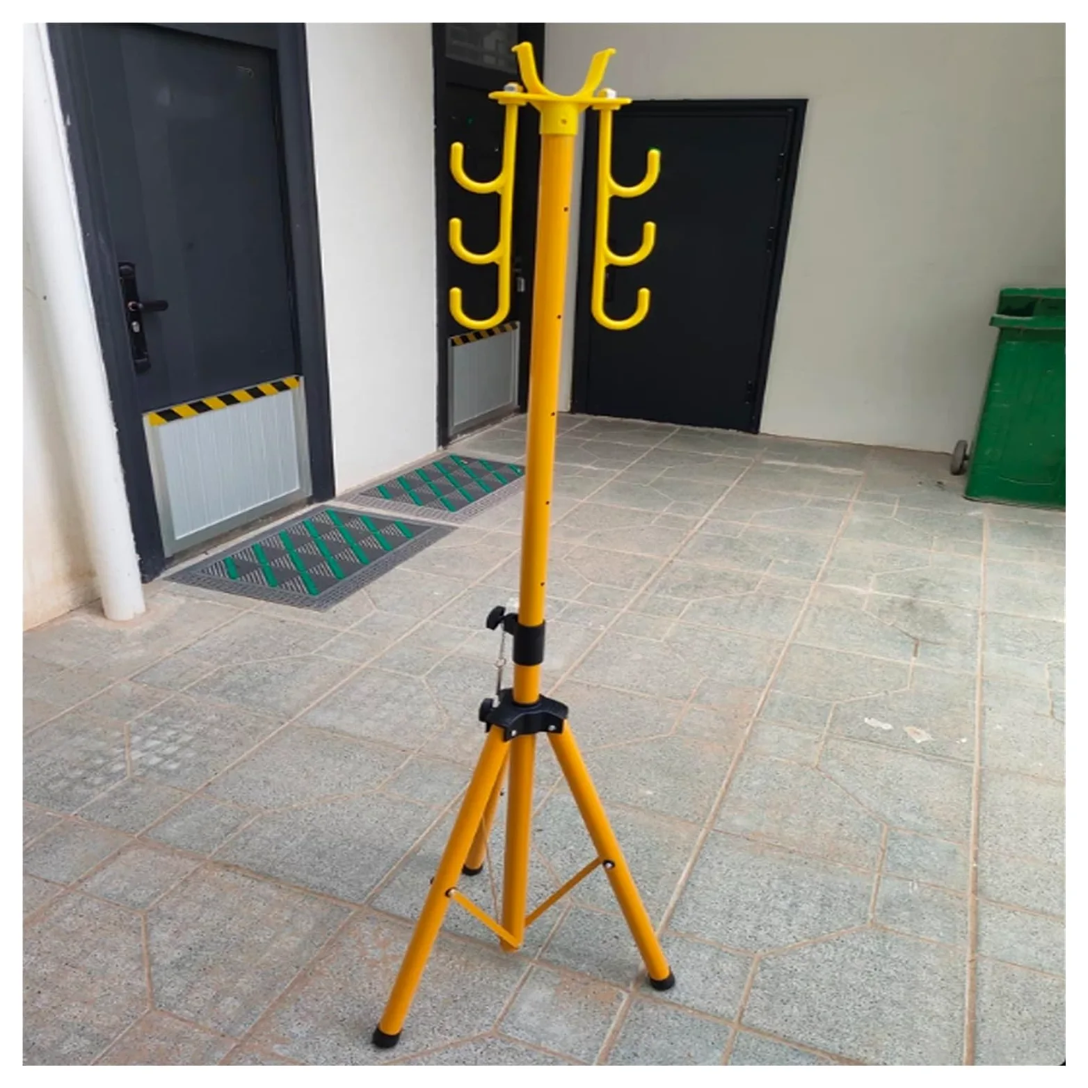 Izolowany Wspornik Kablowy, Wspornik Kabla W Miejscu Pracy | Wciągany, Izolacyjny Uchwyt Kablowy FRP 110kV Do Tymczasowego Okablowania, 2 3,0m, Regulowany(Tallest 2m/6.6 ft)