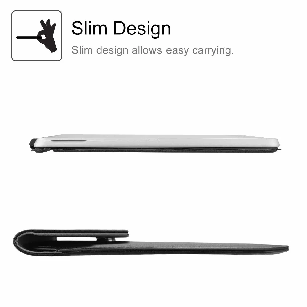 Fintie Pokrowiec na Microsoft Surface Go 4/3/2 10,5 cala (2023/2021/2020) i Surface Go 10 cali 2018 - cienki futerał z zapięciem magnetycznym, czarny