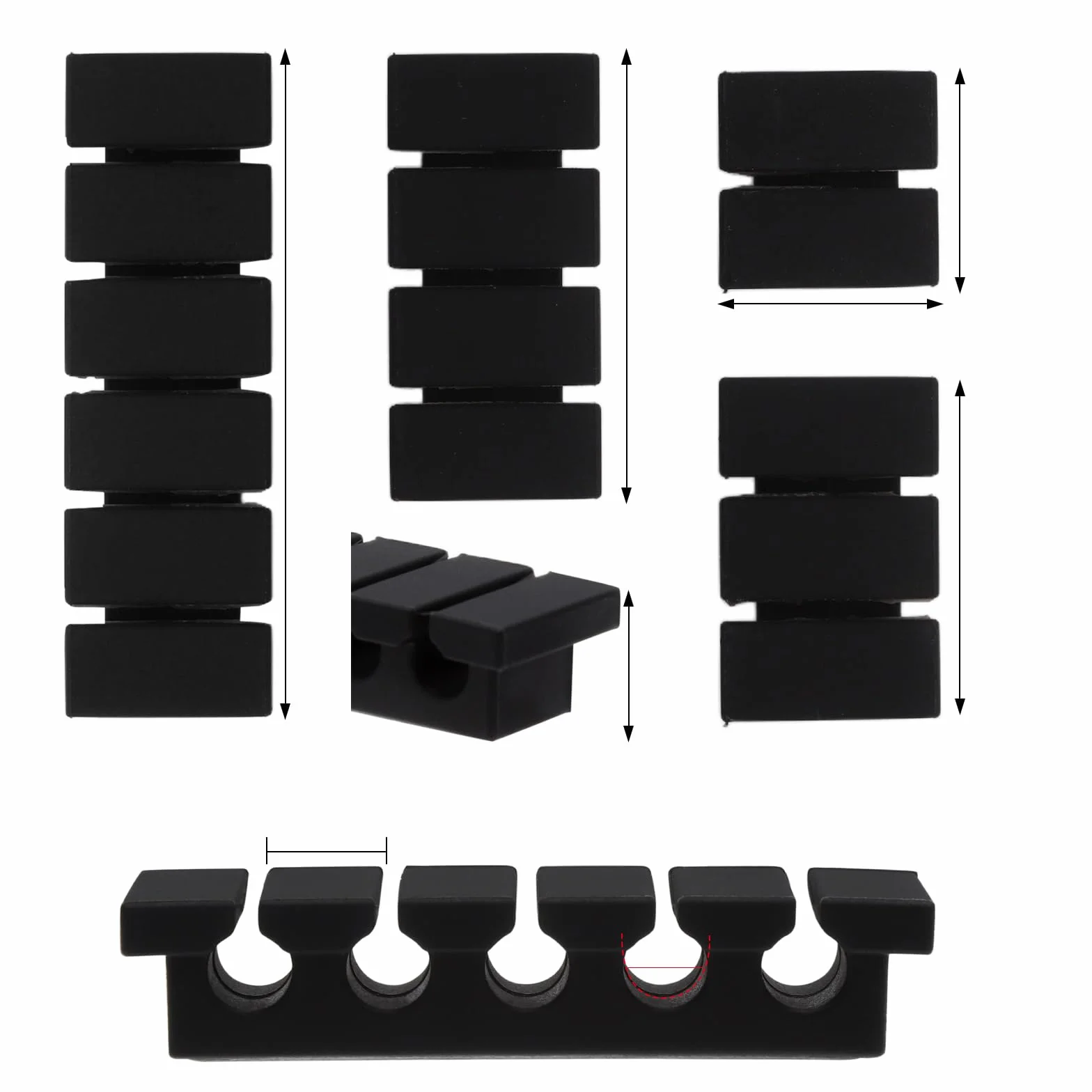 4 uchwyty na kable, klipsy do kabli, do zarządzania kablami, uniwersalny organizer, samoprzylepne uchwyty na kable, na biurko, kabel sieciowy, ładowarki, kabel USB do ładowania