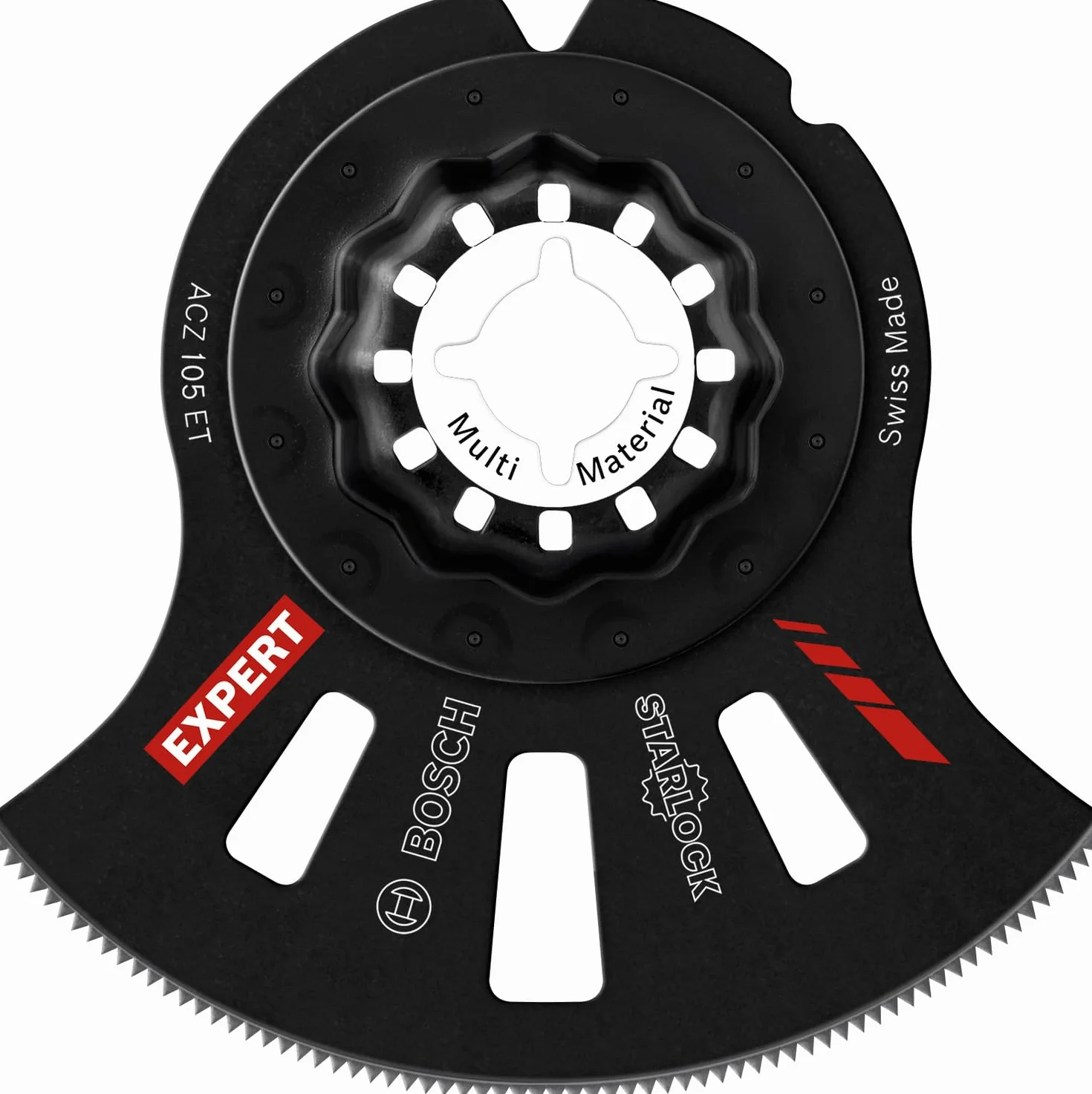 Bosch 1x Brzeszczoty segmentowe EXPERT Multi Material ACZ 105 ET (do Tworzywa włókniste GFK, CFK, Cegła, Ø 105 mm, Professional Akcesoria Narzędzie wielofunkcyjne)