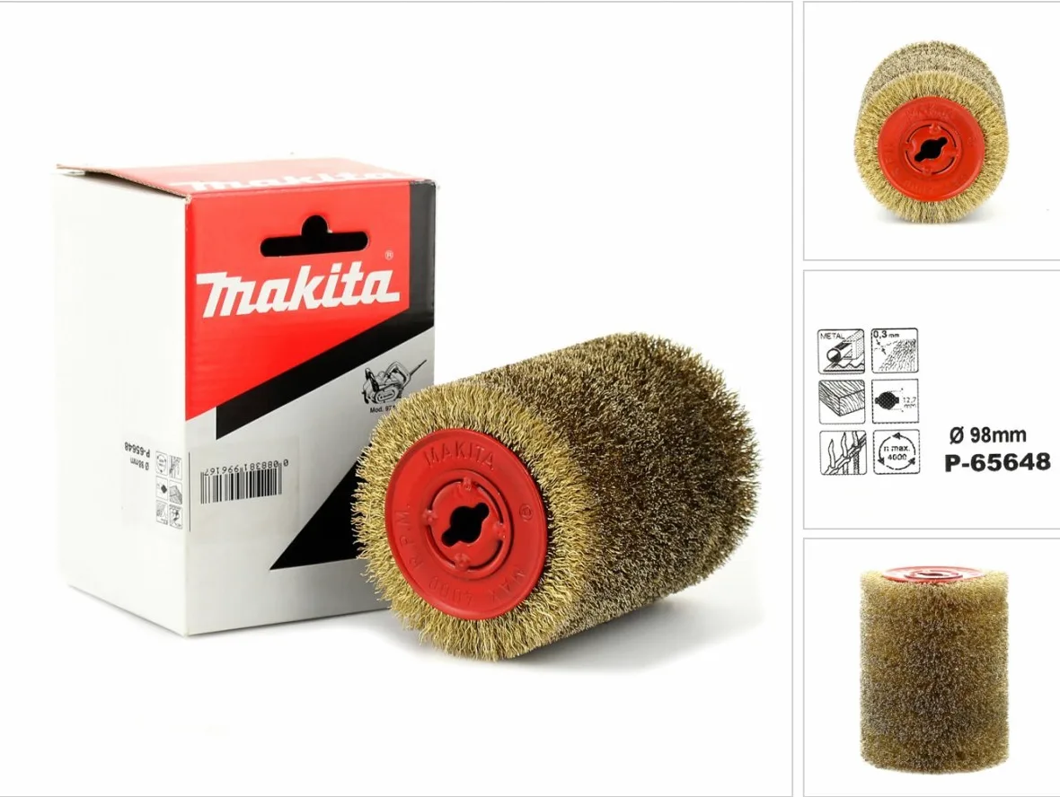 Makita Szczotki Druciane z Mosiądzu, p-65648