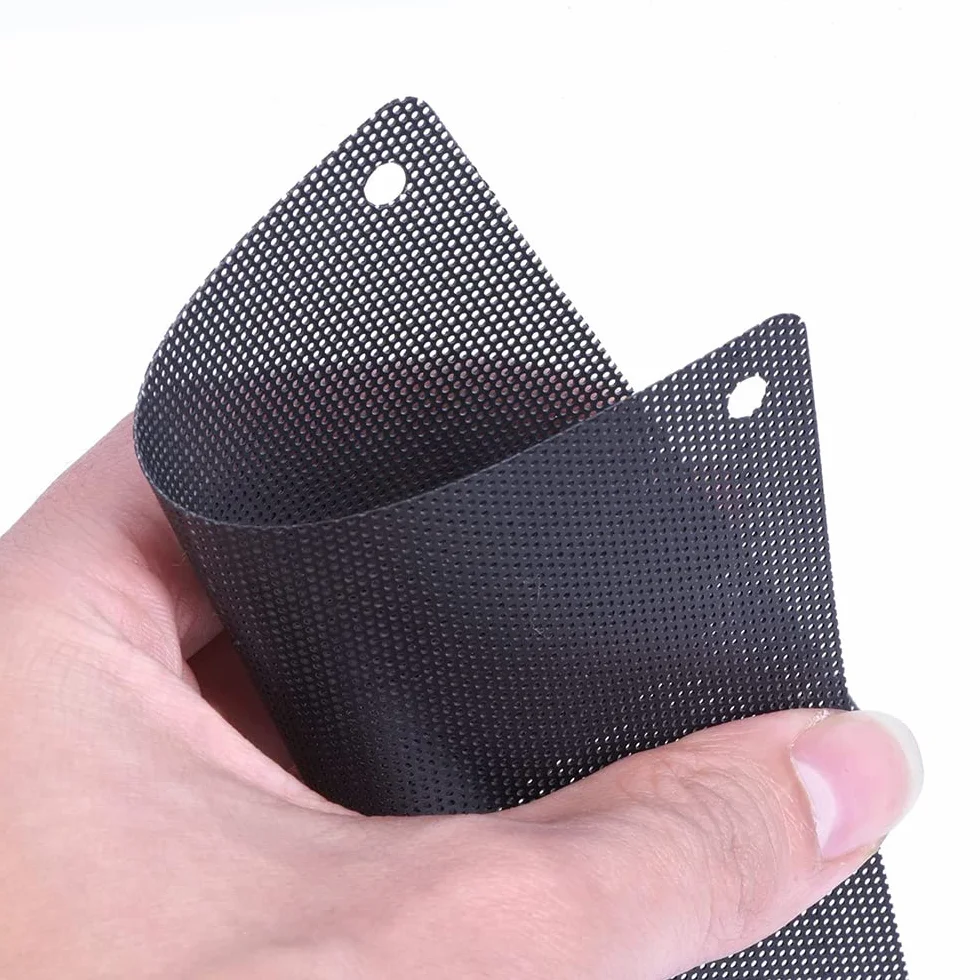 POFET 8szt. 12 * 12cm siatka filtru przeciwpyłowego do wentylatorów komputerowych filtr do chłodzenia komputera Czarna osłona pyłoszczelna