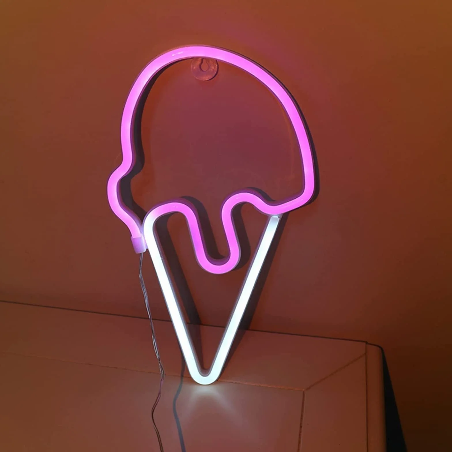 Lody LED Neon LED modelowanie światła Luminous Letters szyld panel akrylowy Neon dekoracyjne światło, 32.5x18.5cm