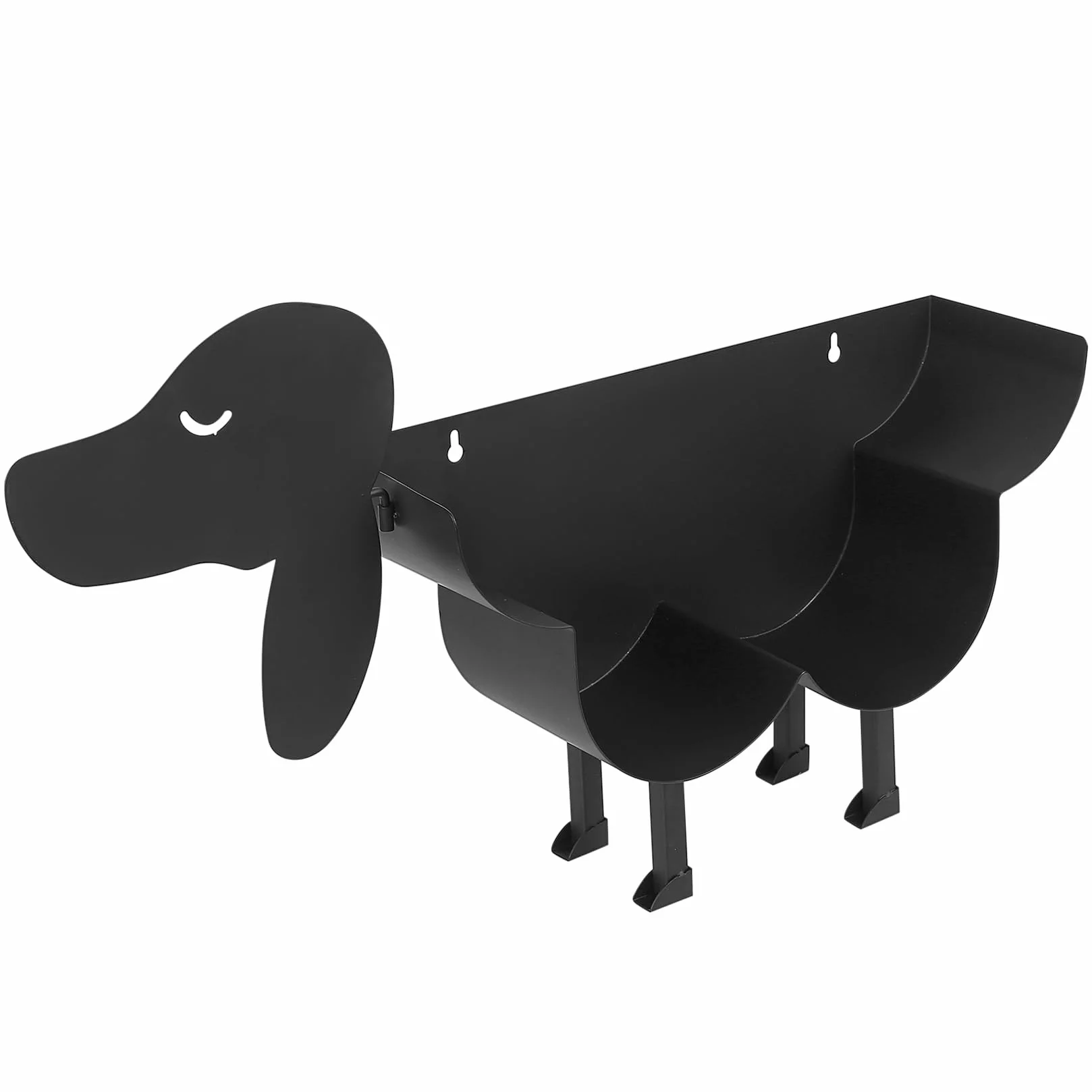Nowość Stojak na papier toaletowy wolnostojący, metalowy, zabawny pies, montowany na ścianie, stojak na papier toaletowy, wolnostojący, do łazienki, kuchni, uchwyt na rolkę toaletową, akcesoria do