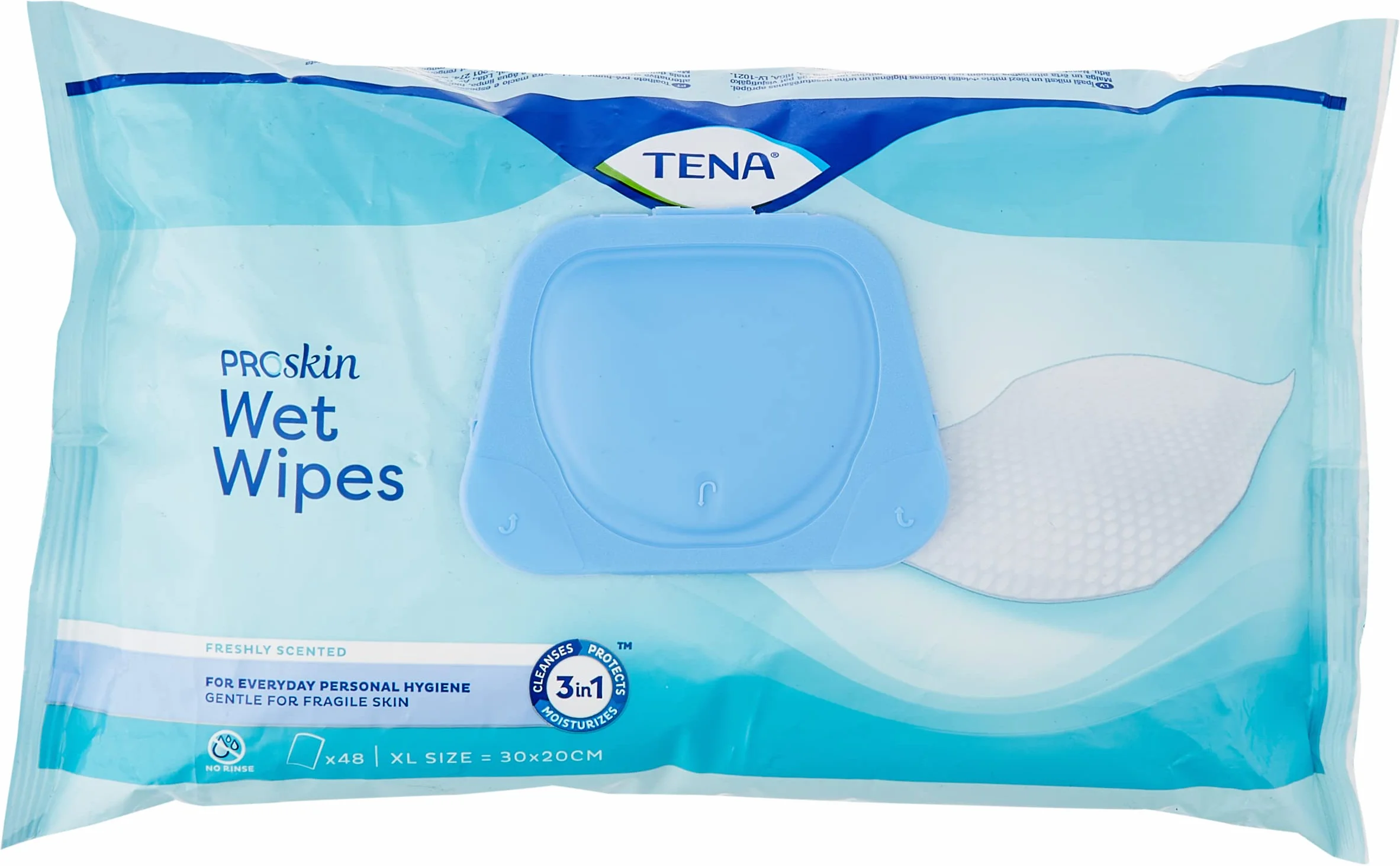 Toallitas Higienicas Tena 3 En 1 48U