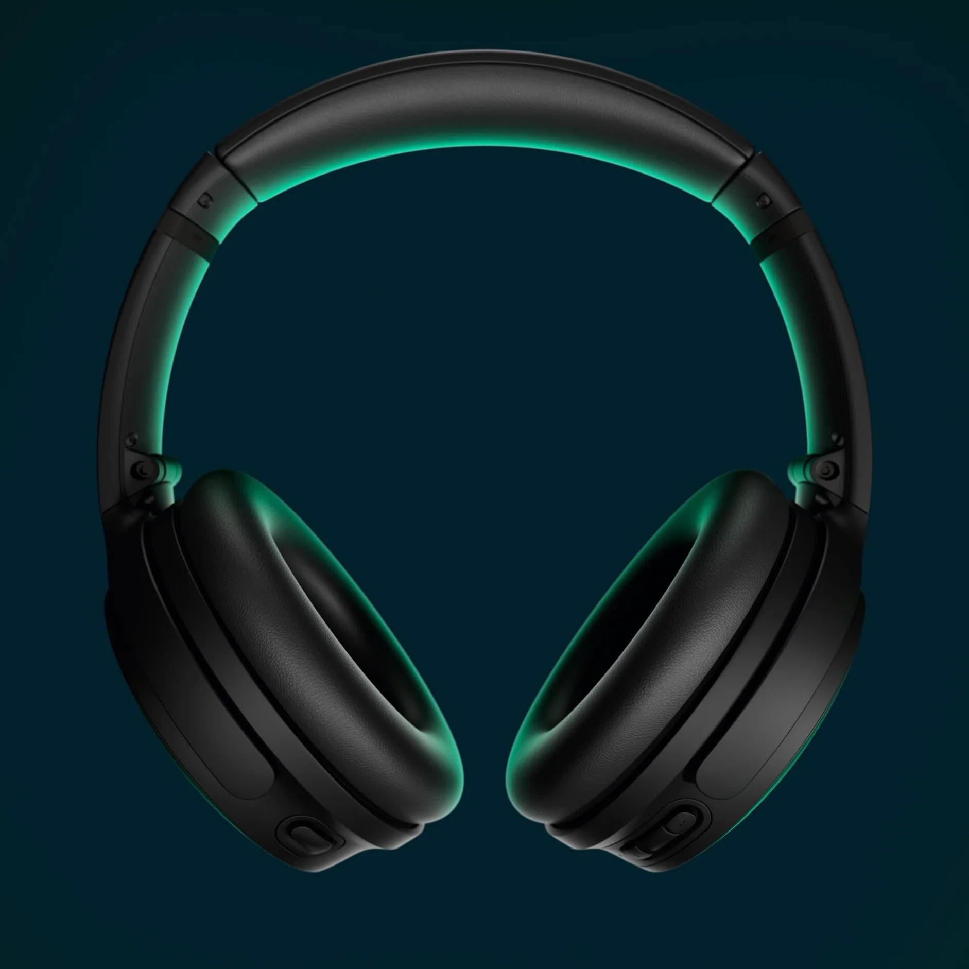 Bose QuietComfort SC Słuchawki bezprzewodowe z redukcją szumów, słuchawki nauszne Bluetooth z 24-godzinną pracą baterii, z Miękkim Futerał, czarny