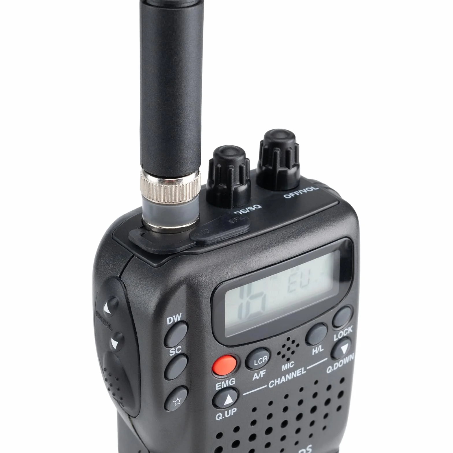 Midland Alan 42 DS Powerbundle CB Multi Band AM/FM CB urządzenie radiowe i akumulator litowy przełączane na każdą europejską. Norma krajowa, 2-biegunowe gniazdo akcesoriów, cyfrowa blokada szumów,