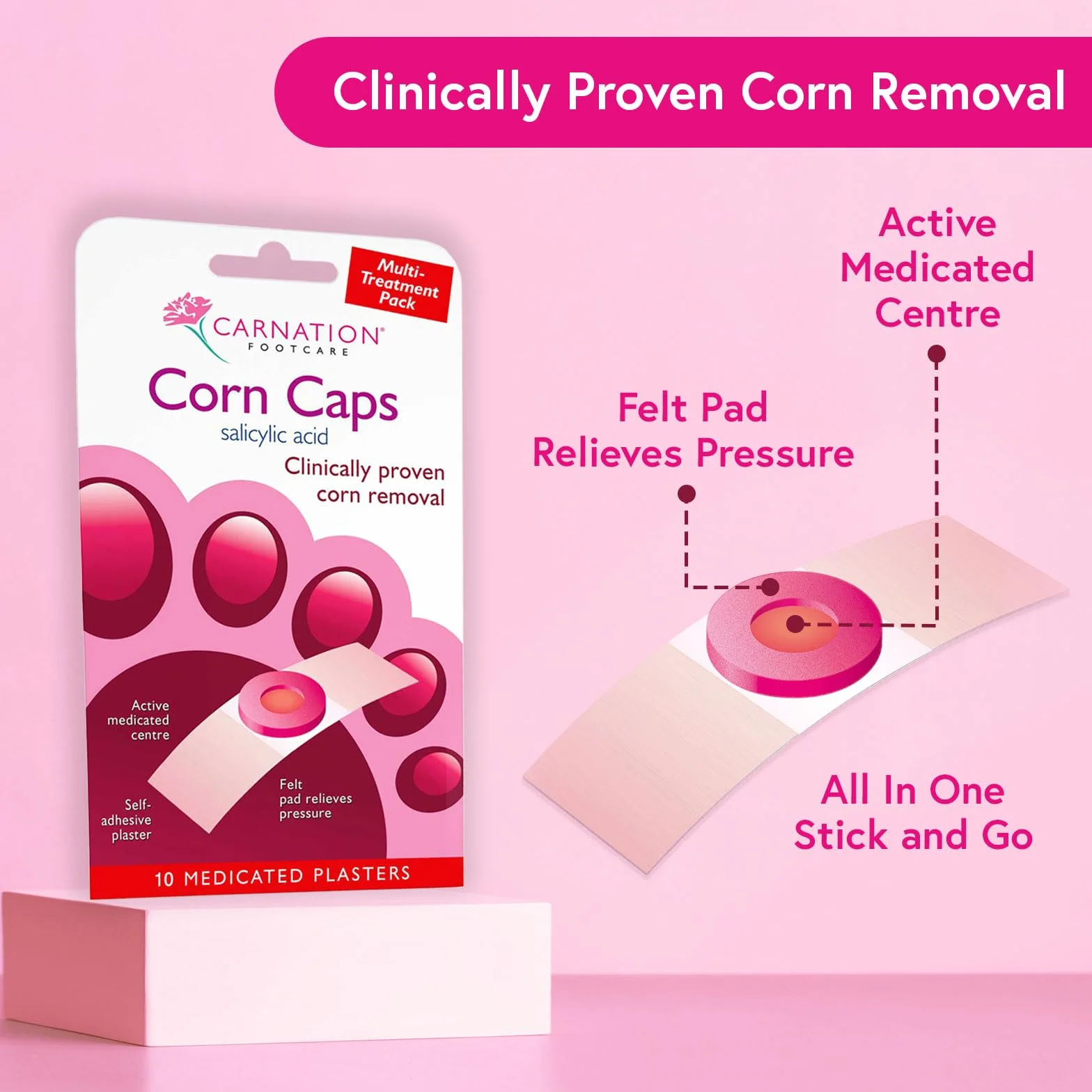 Carnation Footcare Nakładki na odciski x 10