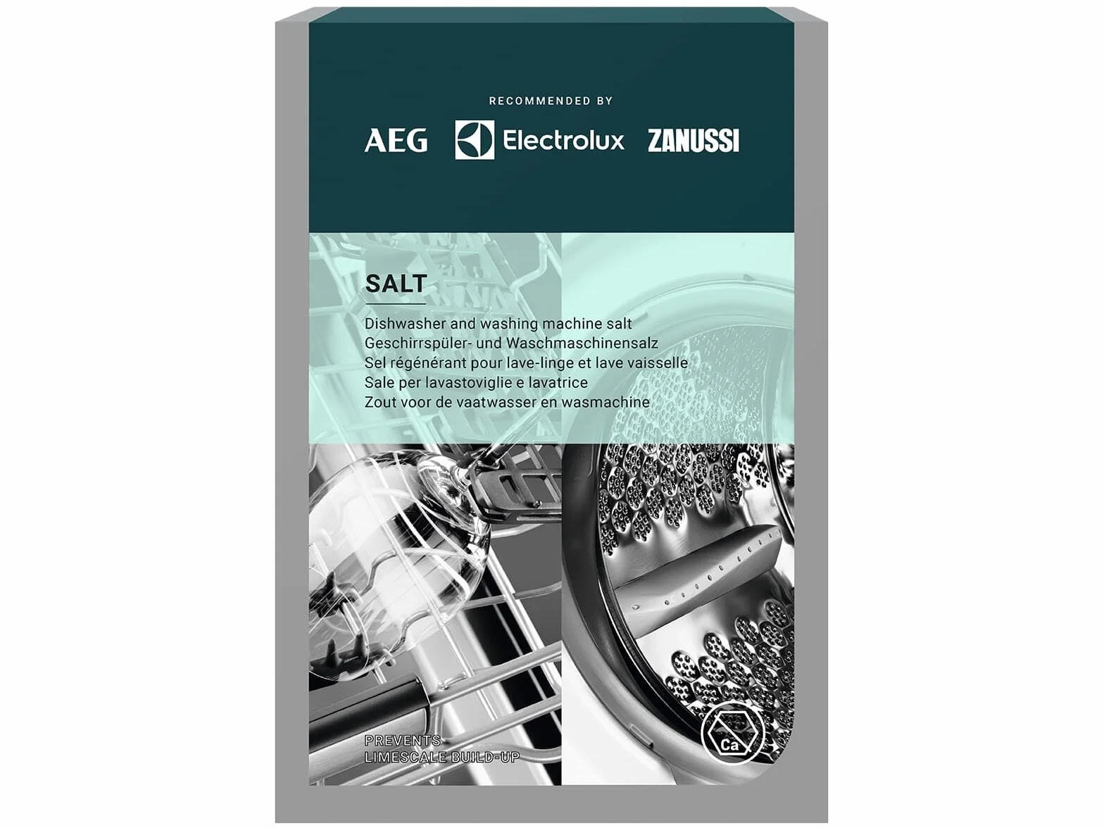 Aeg M3Gcs200 Sól do Zmywarki i Pralki, Biały, 1 kg