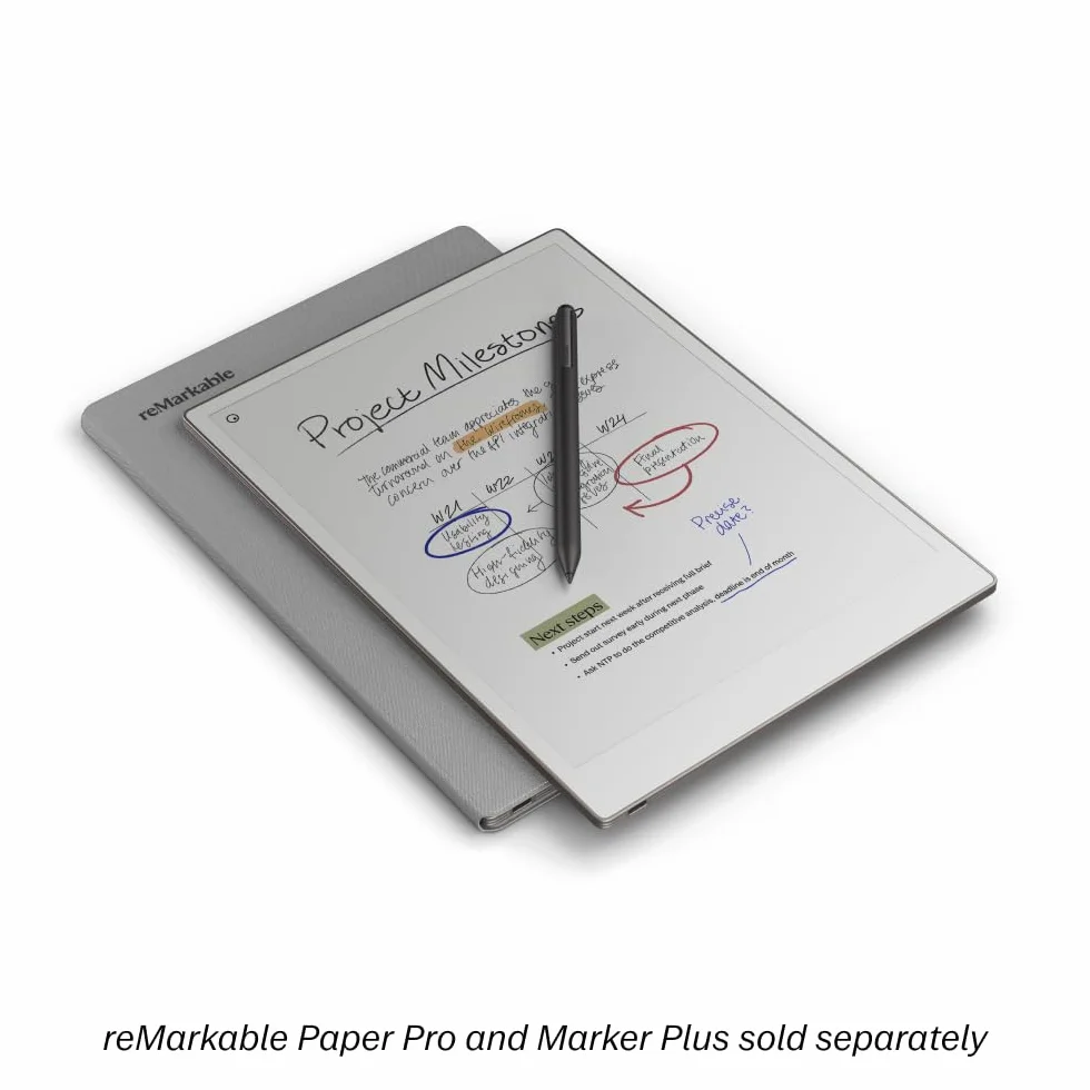reMarkable Book Folio Etui Polimerowe do reMarkable Paper Pro Szare