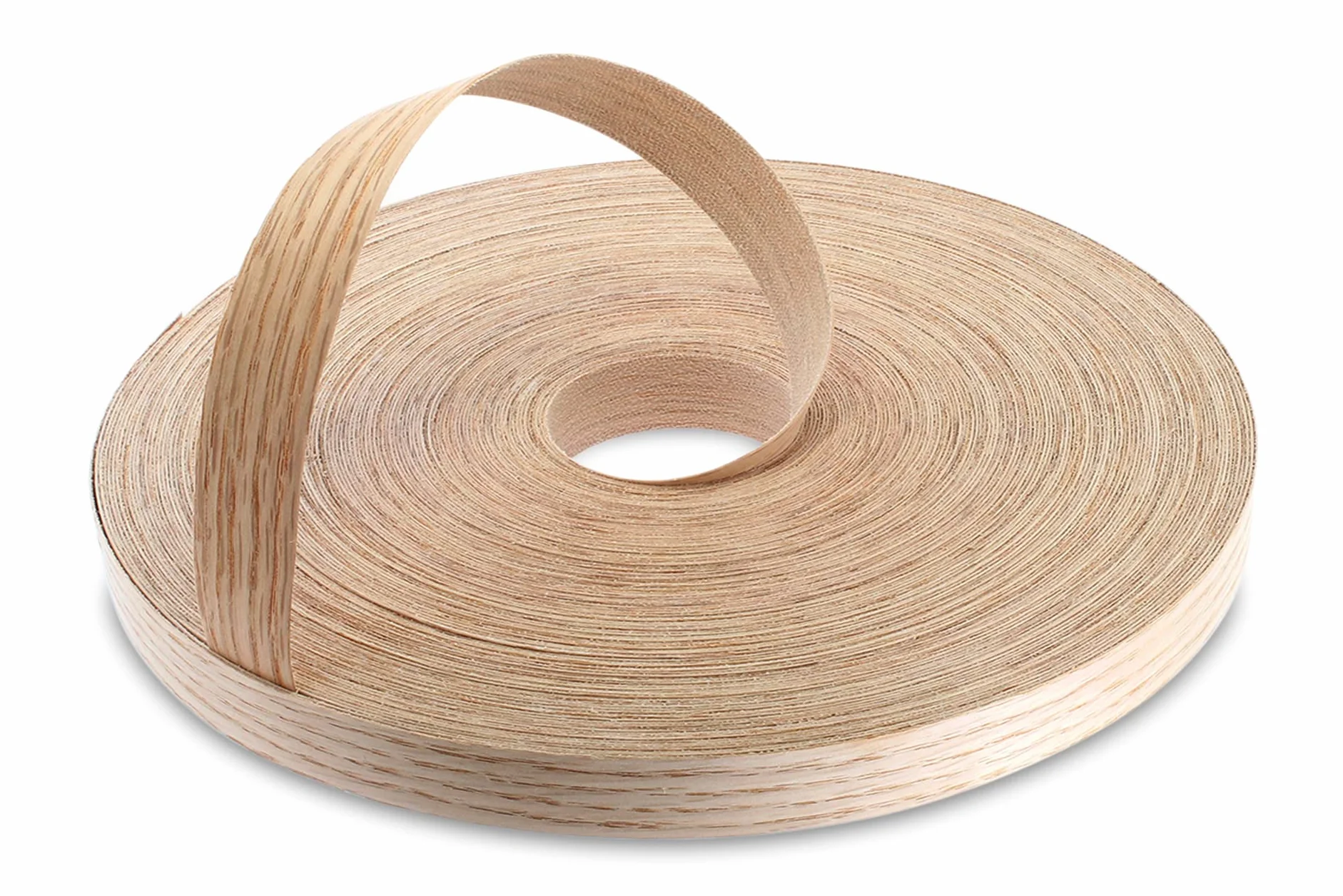 22 mm naturalne drewno dębowe wstępnie klejona taśma do krawędzi forniru – rolka handlowa 50 m – drewno naprasowane
