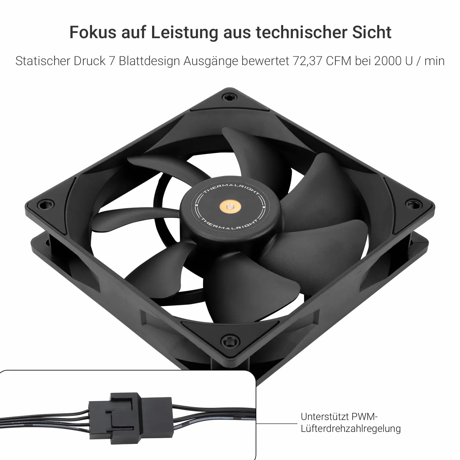 Thermalright TL-E12B V3 wentylator chłodzący CPU 120 mm 2000 obr./min ARGB