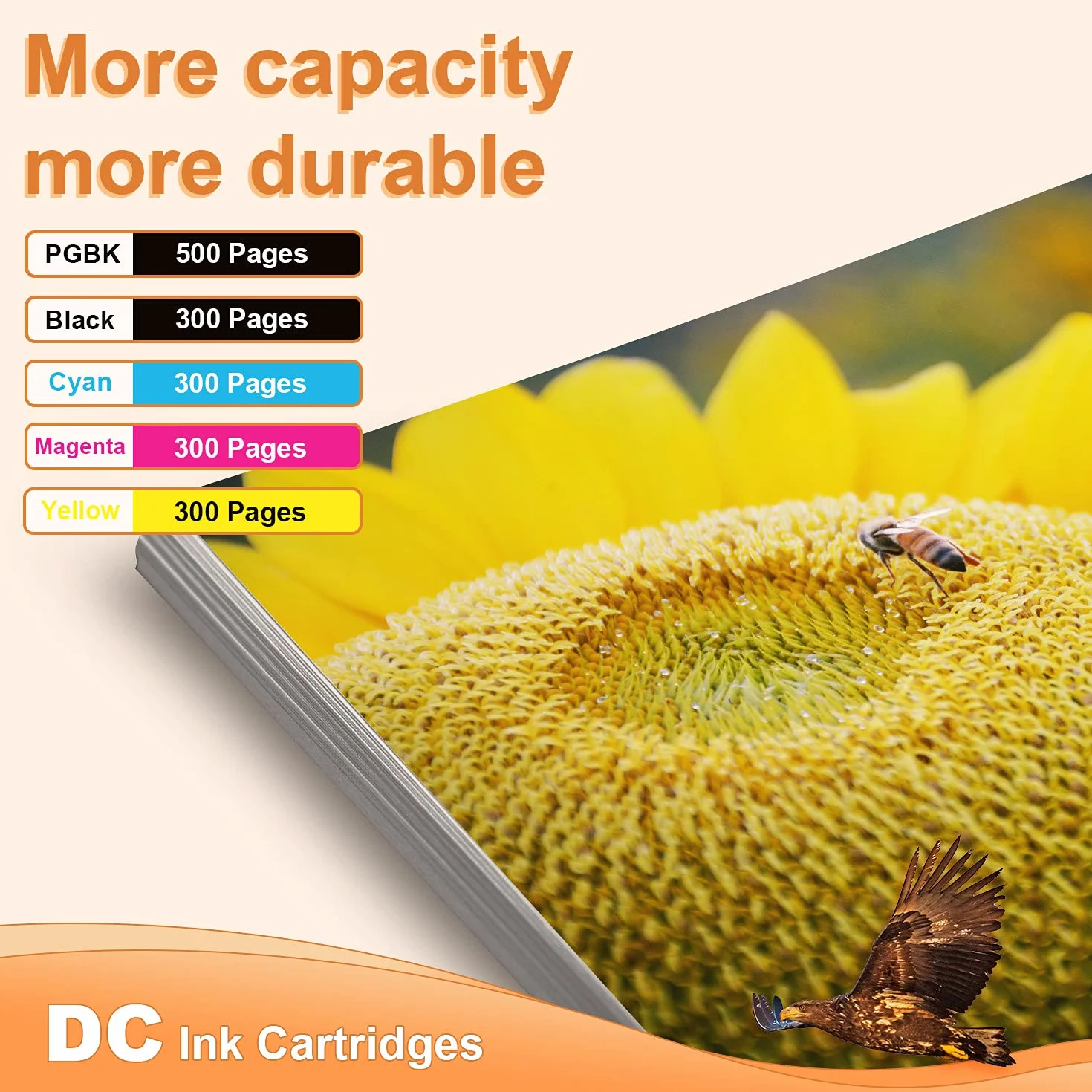 D&C 10x wkłady atramentowe kompatybilne z Canon PGI-520 CLI-521 dla Canon Pixma IP3600 IP4600 IP4600X IP4700 MP540 MP550 MP560 MP620 MP630 MP640 MP640R MP980 MP990 Seria MX860 MX870