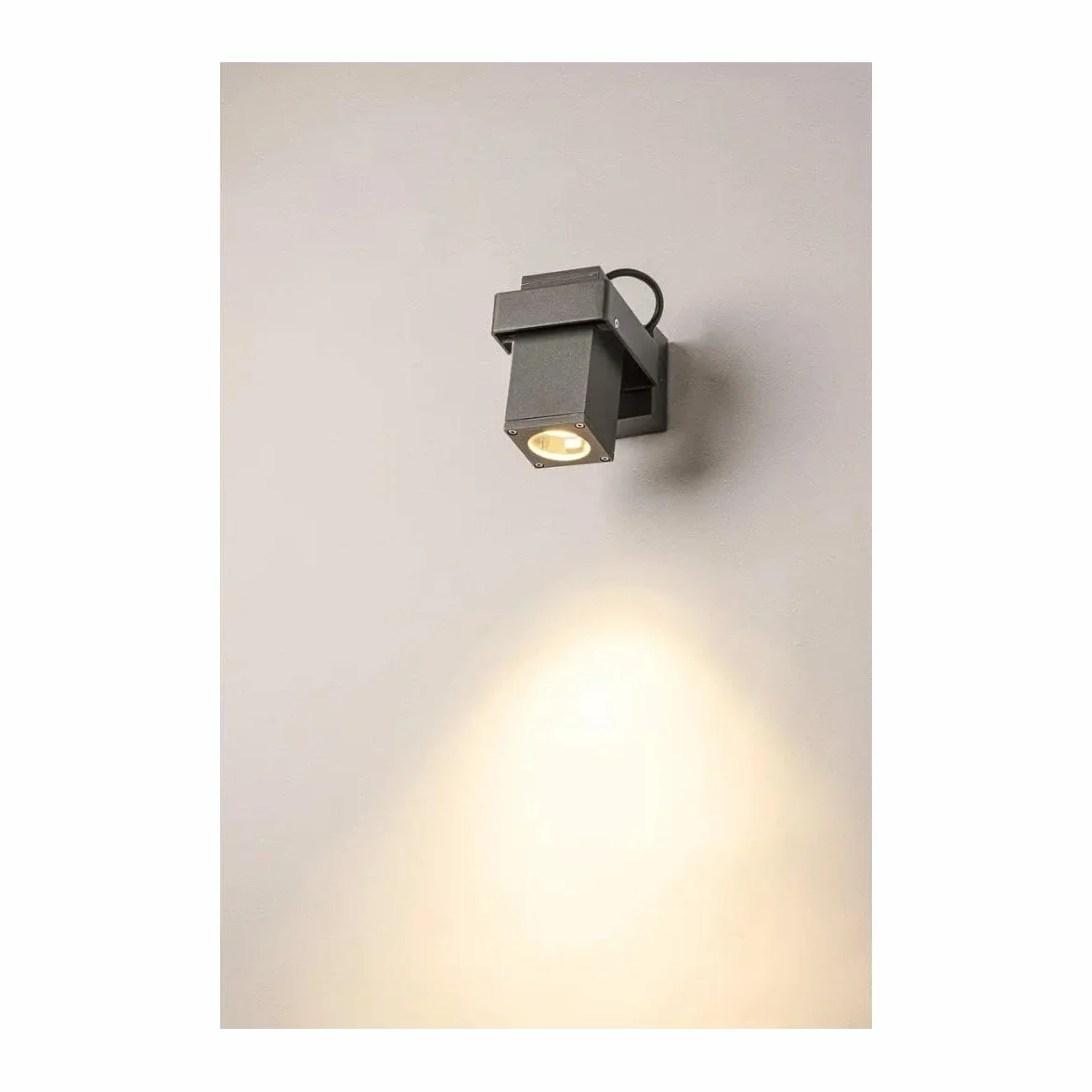 SLV THEO BRACKET Natynkowa Lampa Ścienna i Sufitowa LED GU10 IP65 7W Antracytowa