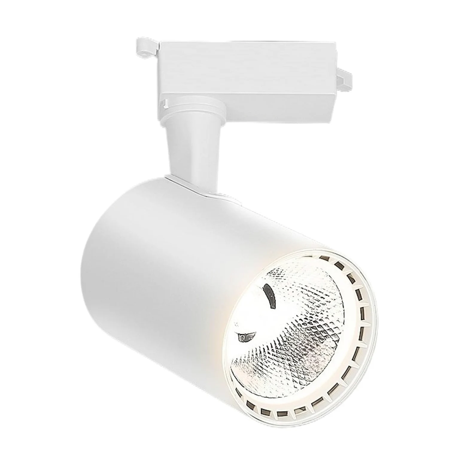 Pełny Zestaw Oświetlenie Szynowe Led COB 12W 20W 30W 40W Reflektor Sufitowy Szyna Kuchni Sklep Salon Elastyczny Montaż(Cold White,LAMP 4PCS WHITE_20W)