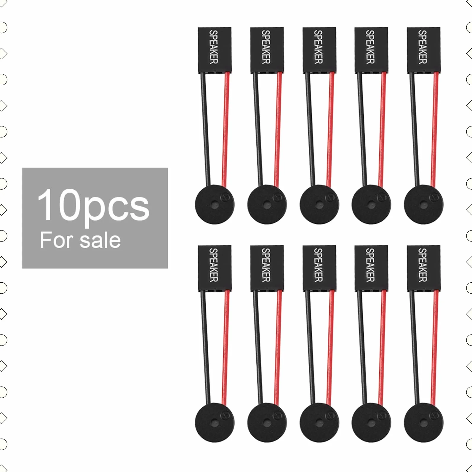 10 Sztuk Mini G?o?niki do Obudowy Komputera pc motherboard speaker Brz?czyk do P?yty G?¨®wnej, Organizator Kabelowy, Alarm Brz?czyka P?yty G?¨®wnej pc motherboard speaker Högtalare