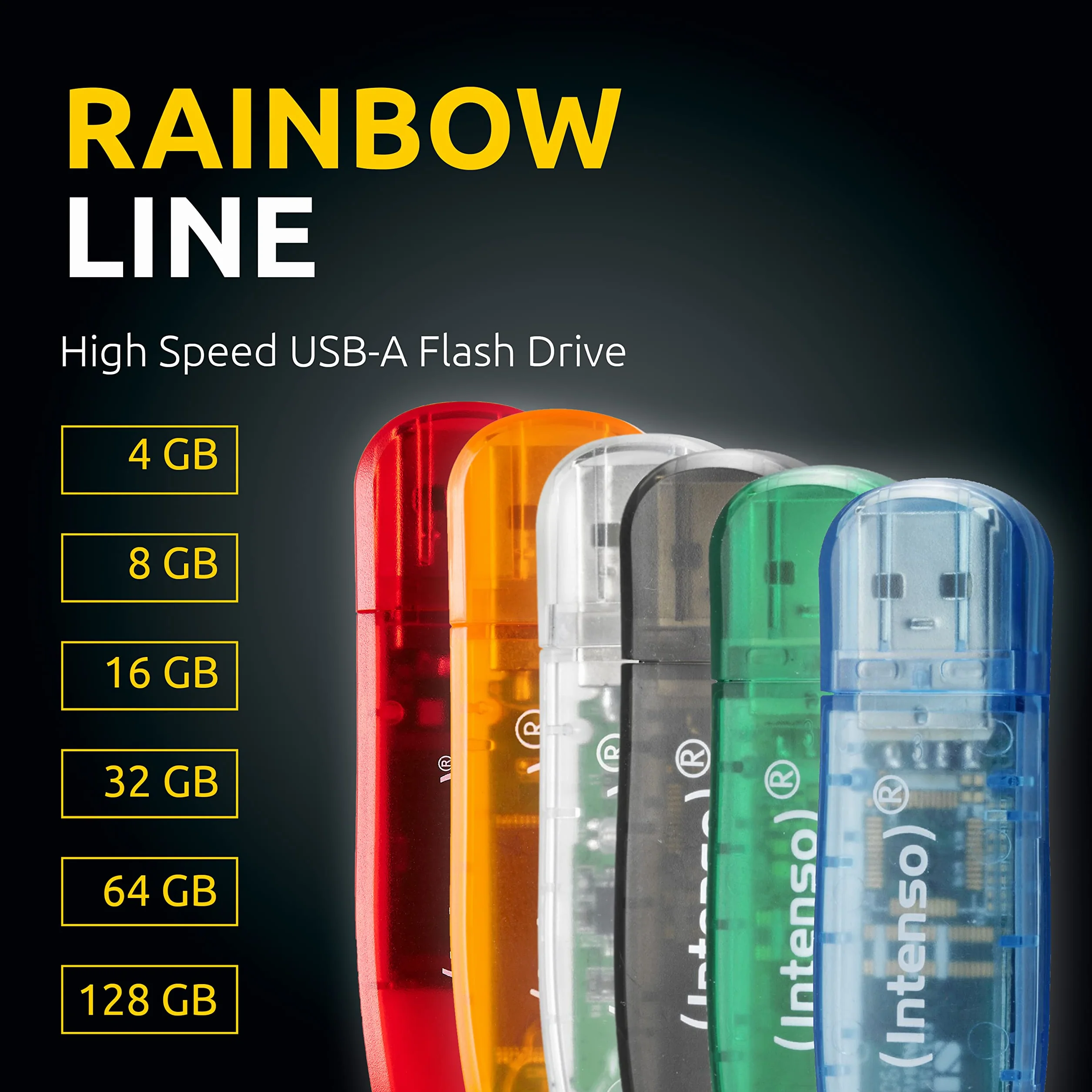 Intenso Rainbow Line 8 GB pamięć USB USB 2.0 Zielony