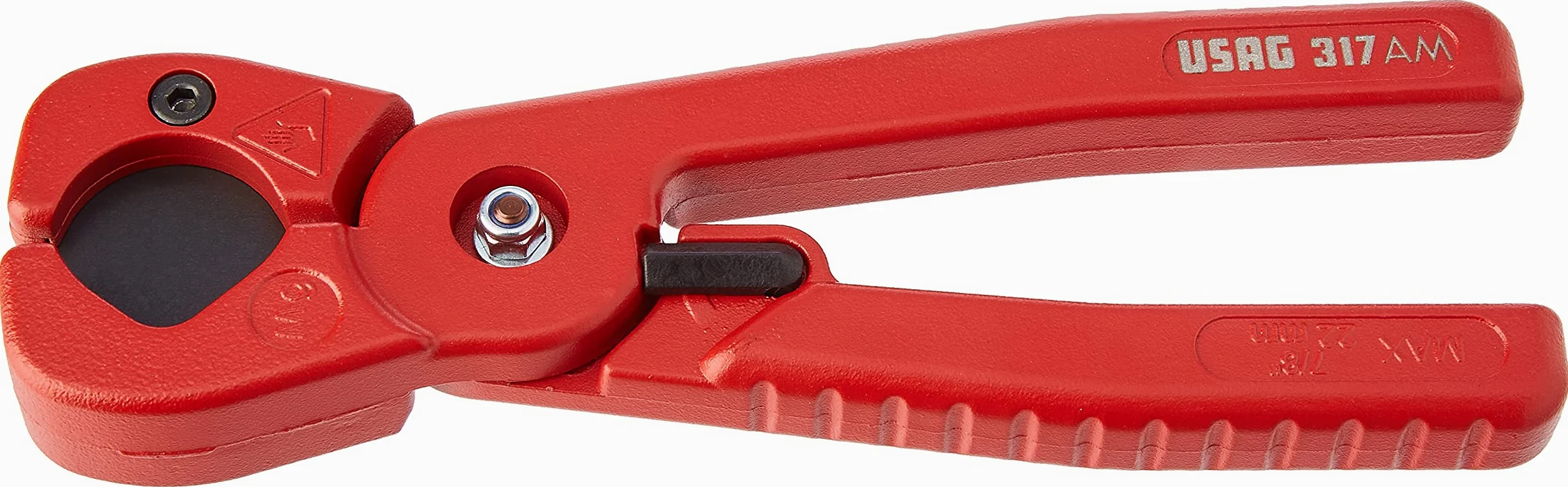 USAG U03170001 Obcinak do rur PEX i tworzyw sztucznych (średnica 22 mm), czerwony