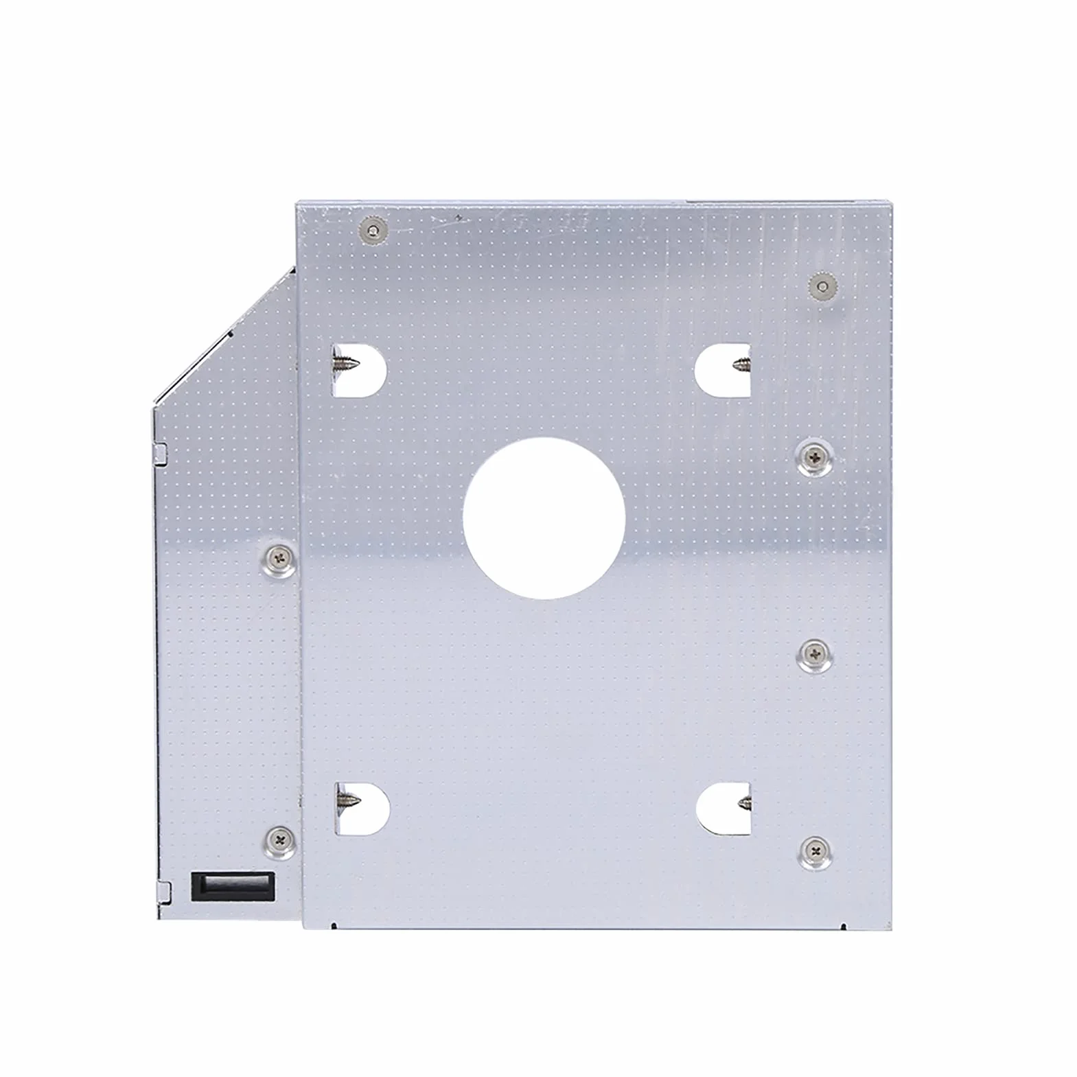 Uniwersalny 12.7mm Aluminiowy Dysk Twardy SATA do SATA 2nd SSD HDD Adapter z Tacą Obudowy do Laptopa CD/DVD-ROM Wnęka Optyczna (12.7 MM)