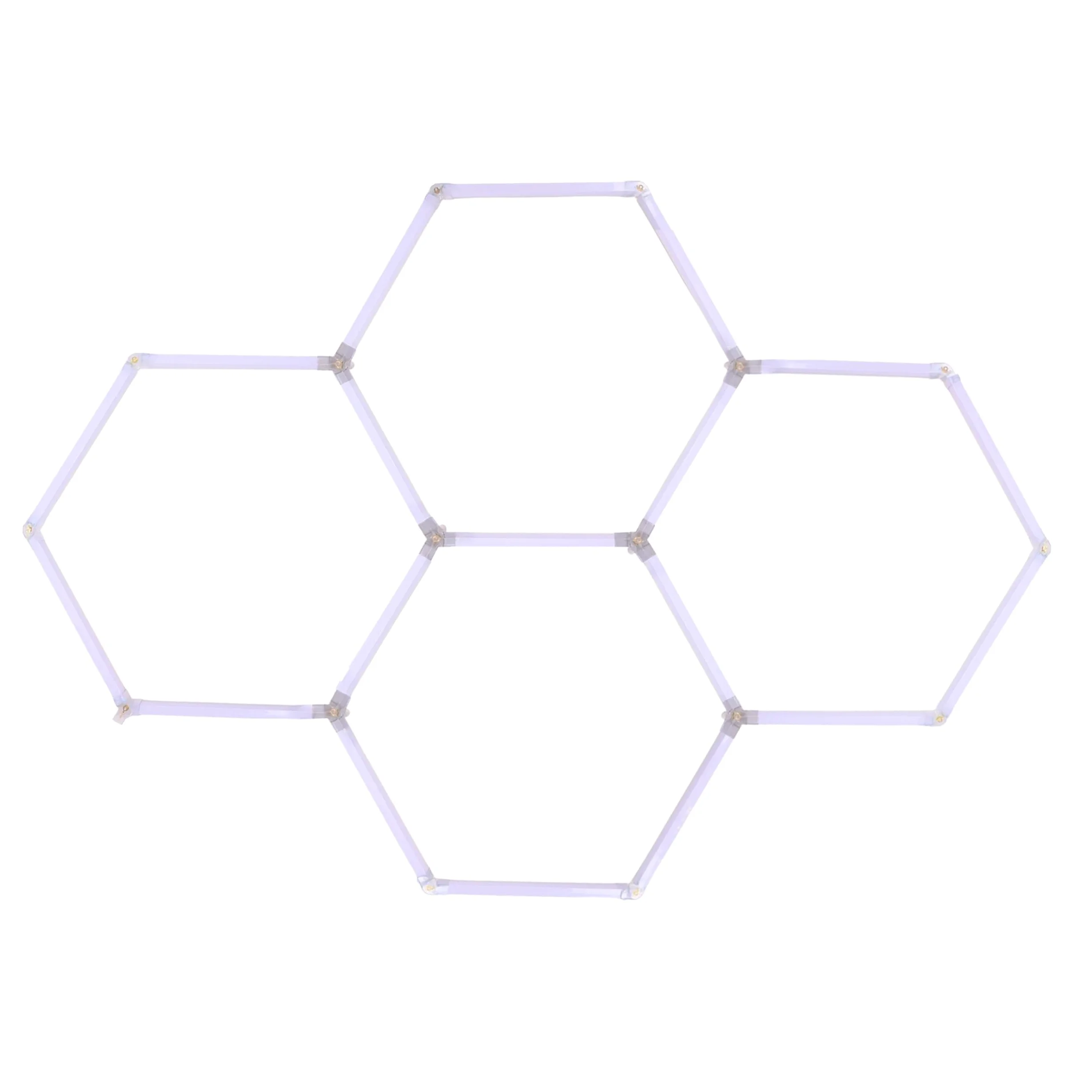 EinParts EPHCL06 lampa LED Hexagon 166x239 cm 4 moduły 16720 lm 6500K zimna biel do garażu warsztatu detailingu