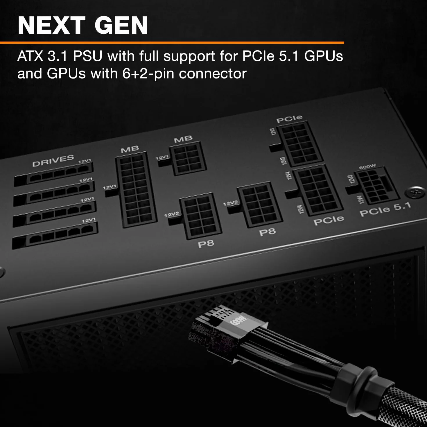 be quiet! Dark Power 14 850 W ATX 3.1 80 Plus Titanium modułowy zasilacz PCIe 5.1 PCIe 5.0 PCIe 4.0