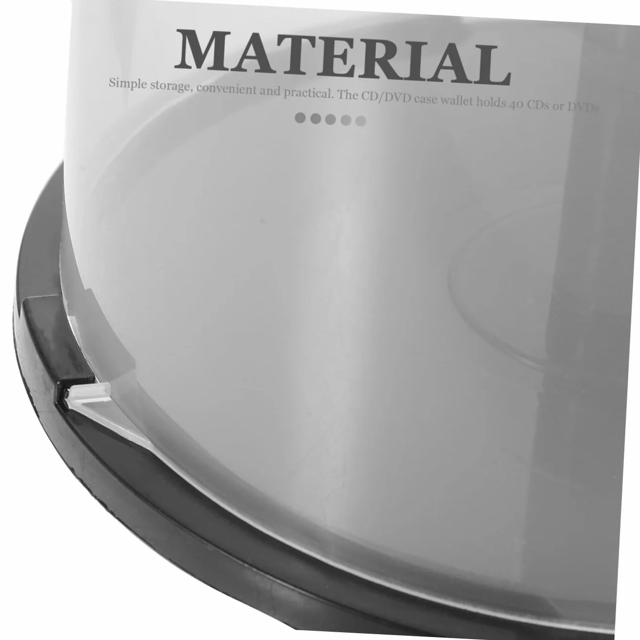 Angoily 2kawałki Plastikowe Pojemniki Do Przechowywania Dvd i Cd Praktyczne Wiadra Do Organizacji Płyt Odporne Wilgoć i Kurz z Dużą Pojemnością Płyt