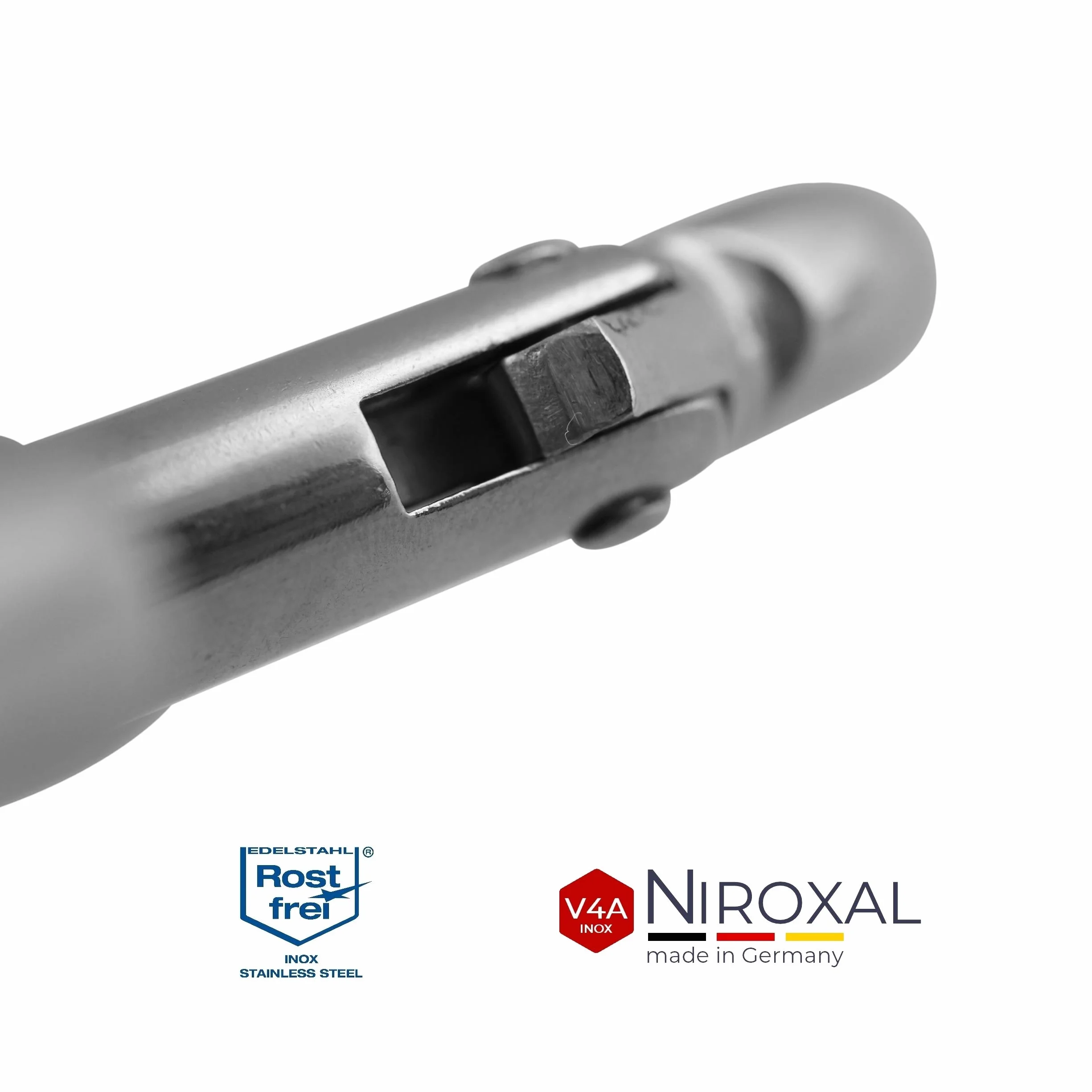Karabińczyk ze stali nierdzewnej bez kauszy V4A solidne wykonanie 3-12 mm grubość materiału różne liczby sztuk dostępne haki zatrzaskowe karabińczyk strażacki 316