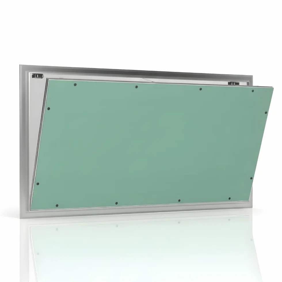Gałka inspekcyjna do płyt gipsowo-kartonowych – drzwi do malowania, opuszczane drzwi – aluminiowa rama – otwór pushPull – do sufitów i ścian (30 x 30)