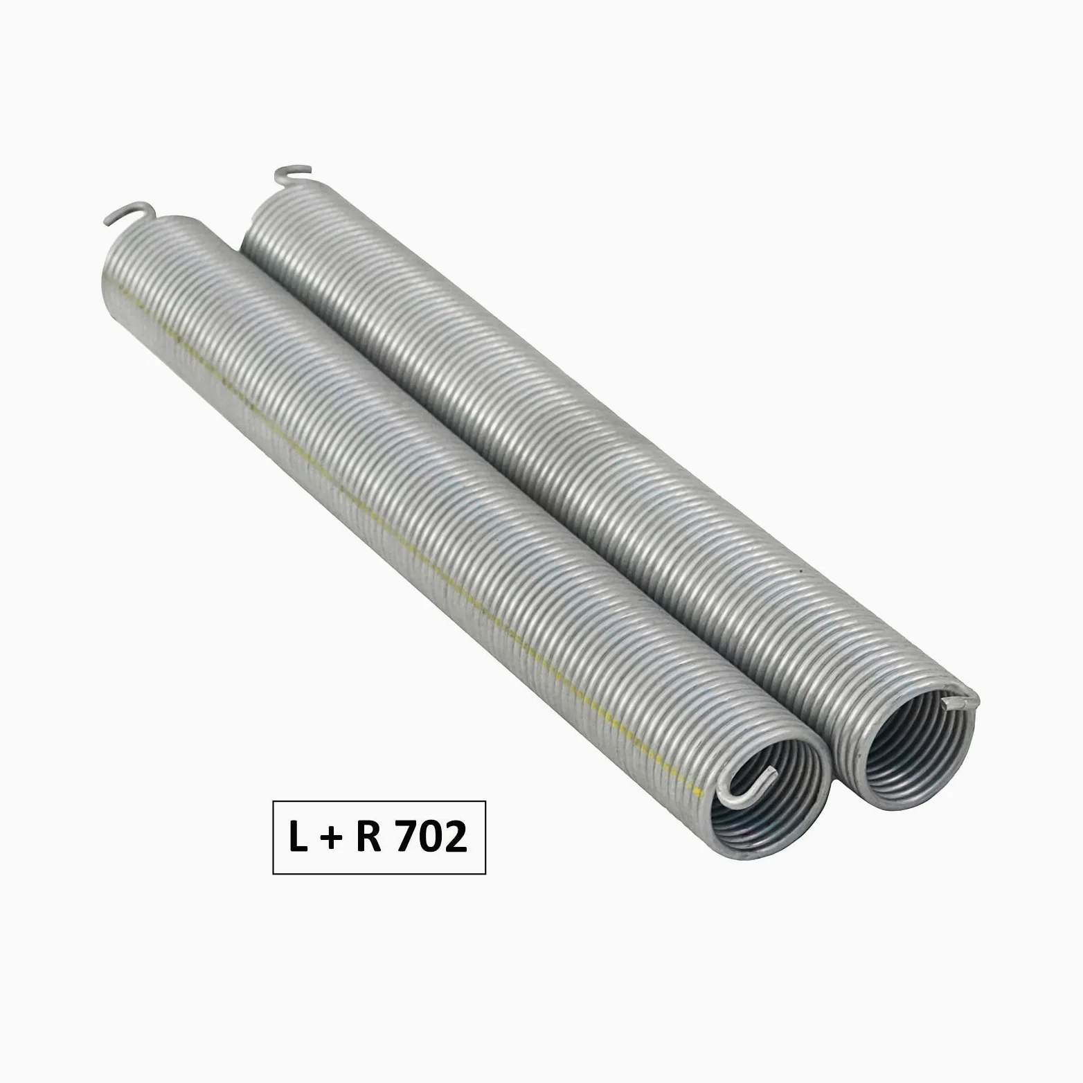 2 sztuki sprężyny skrętowe R702 + L702 / L21 R21 do bramy garażowej Hörmann