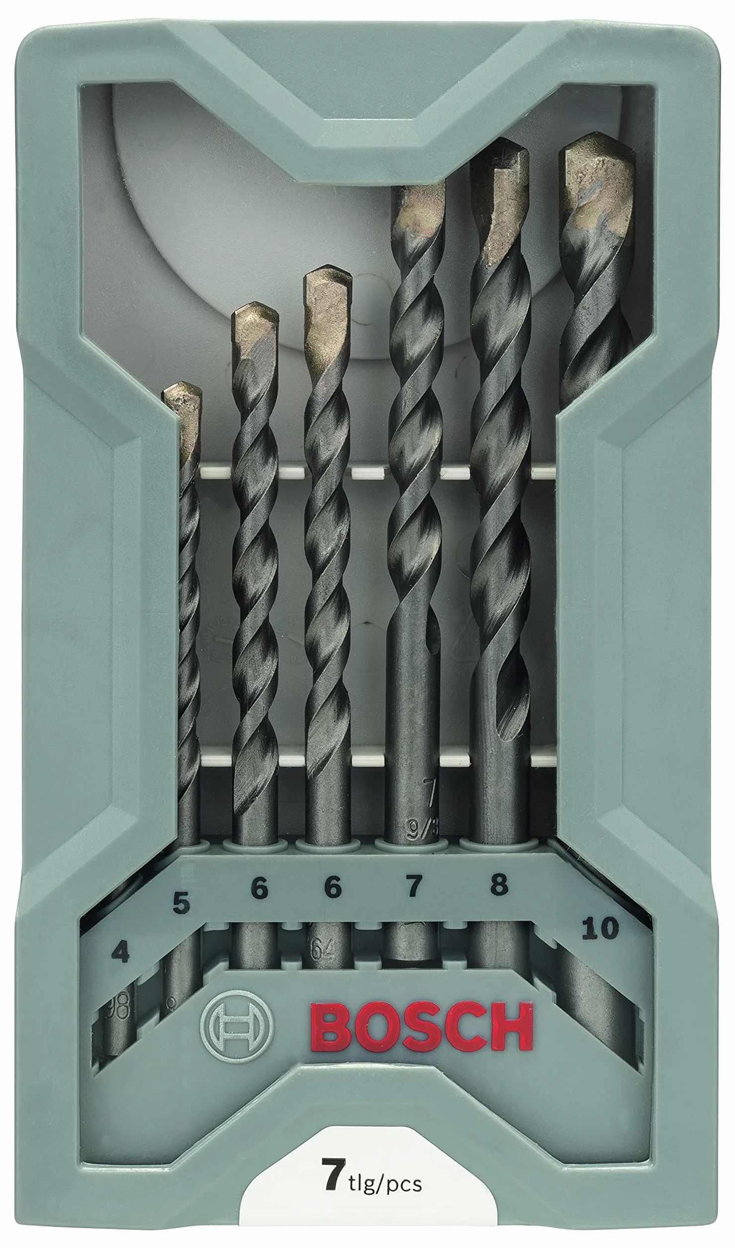 Bosch Professional 7 szt. Wiertła do betonu CYL-3 Set (for concrete, Ø 4/5/6/6/7/8/10 mm, Akcesoria wiertarek)