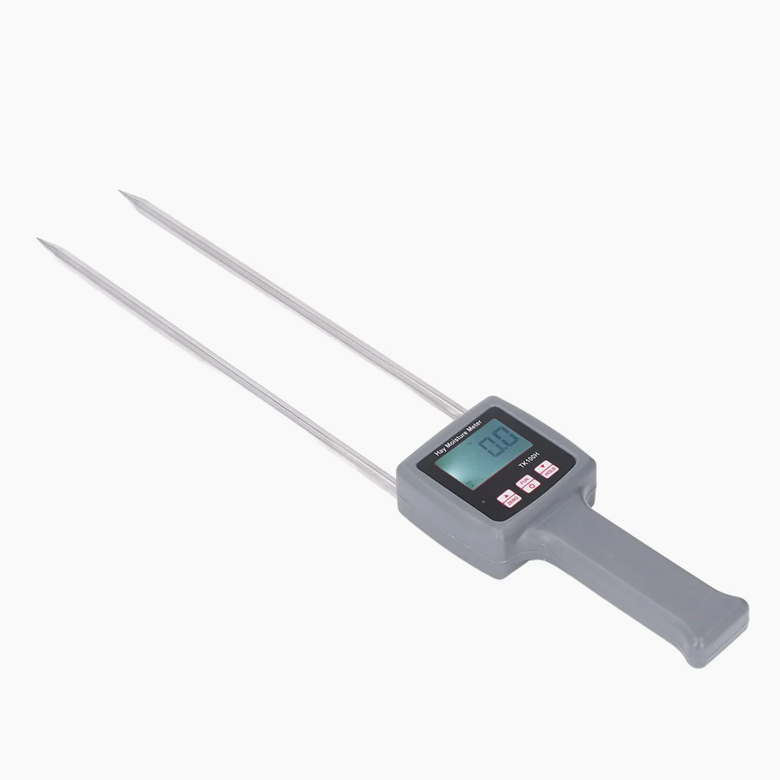 Dioche Tester Bel Sondy Miernik Wilgotności Siana Obudowa ABS Cyfrowy Wyświetlacz Ręczny Tester Wilgotności Przenośny Wielofunkcyjny do Użytku na Pastwiskach i w Hodowli Zwierząt