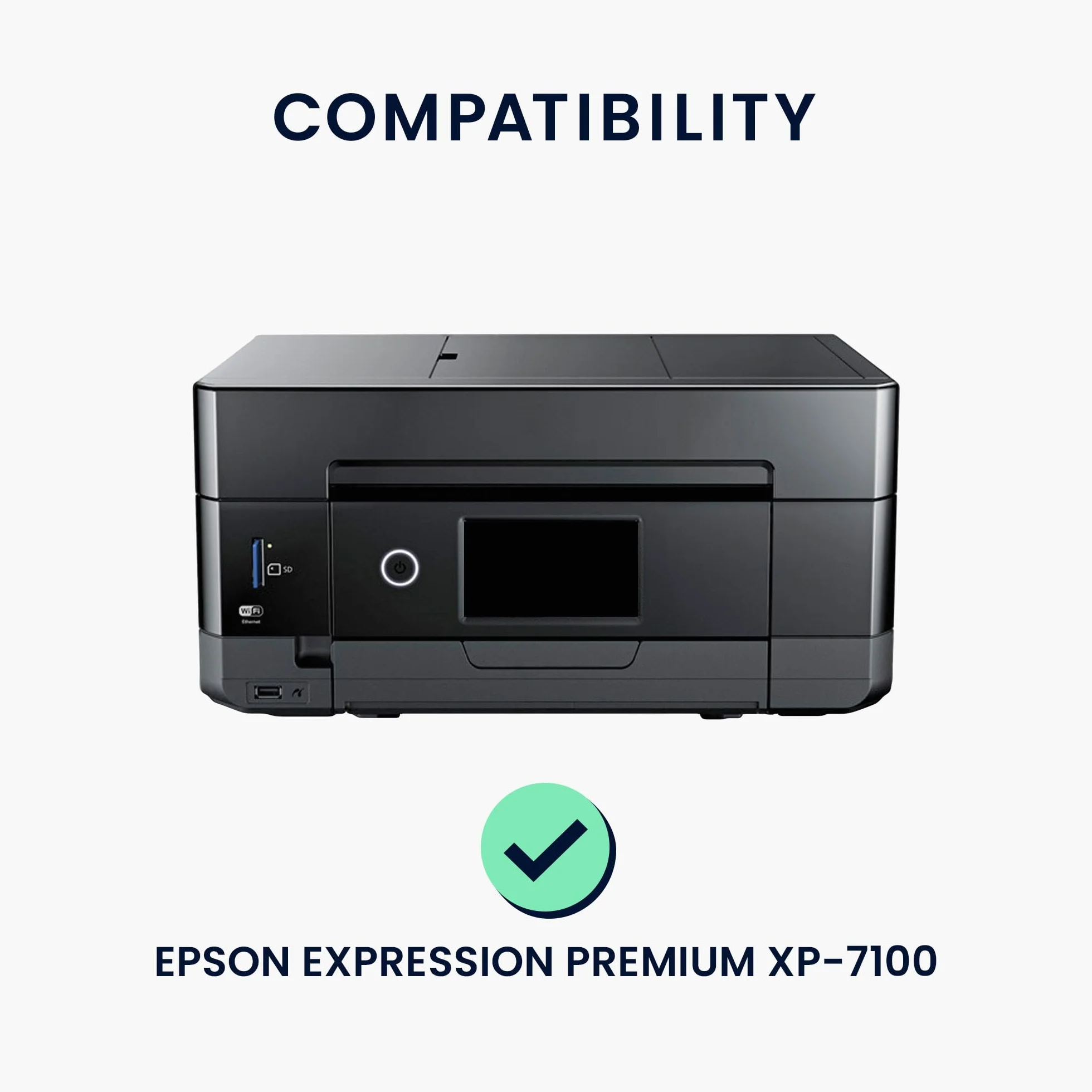 kwmobile Obudowa kompatybilna z Epson XP-7100 - Osłona przeciwpyłowa drukarki - Jasnoszara