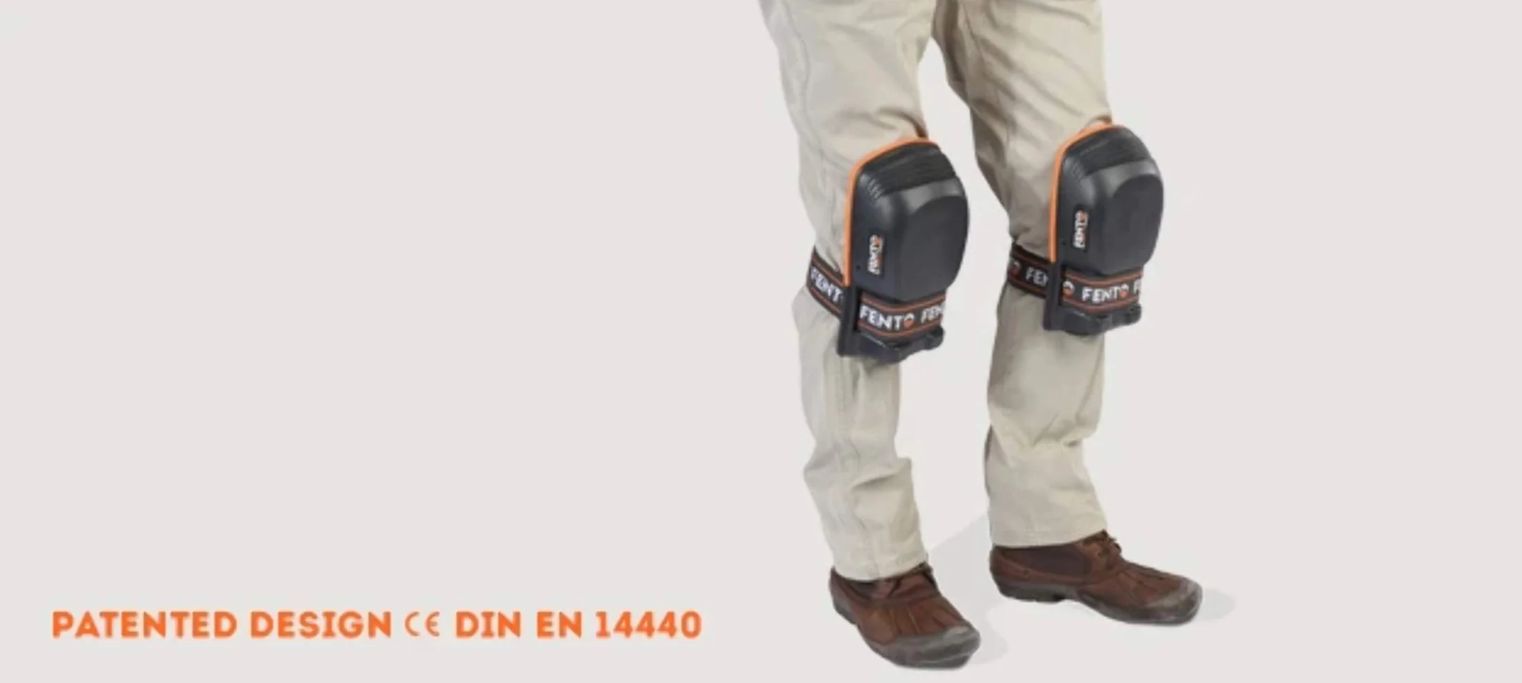 FENTO HOME - ergonomiczne ochraniacze na kolana do domu i prac ogrodowych, lekka ochrona kolan z innowacyjnym rozkładem nacisku, wodoodporna powłoka z poliuretanu dla majsterkowiczów i ogrodników