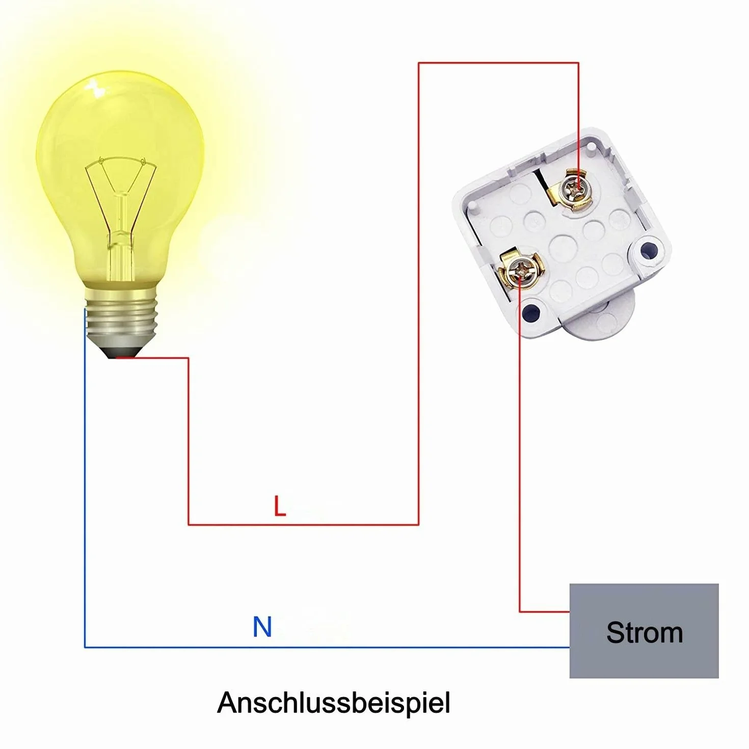 Brązowy przełącznik barowy, przełącznik zatrzaskowy, LED (niskonapięciowy), 230 V (wysokonapięciowy) wł./wył., wyłącznik drzwiowy, przełącznik szafy (biały)