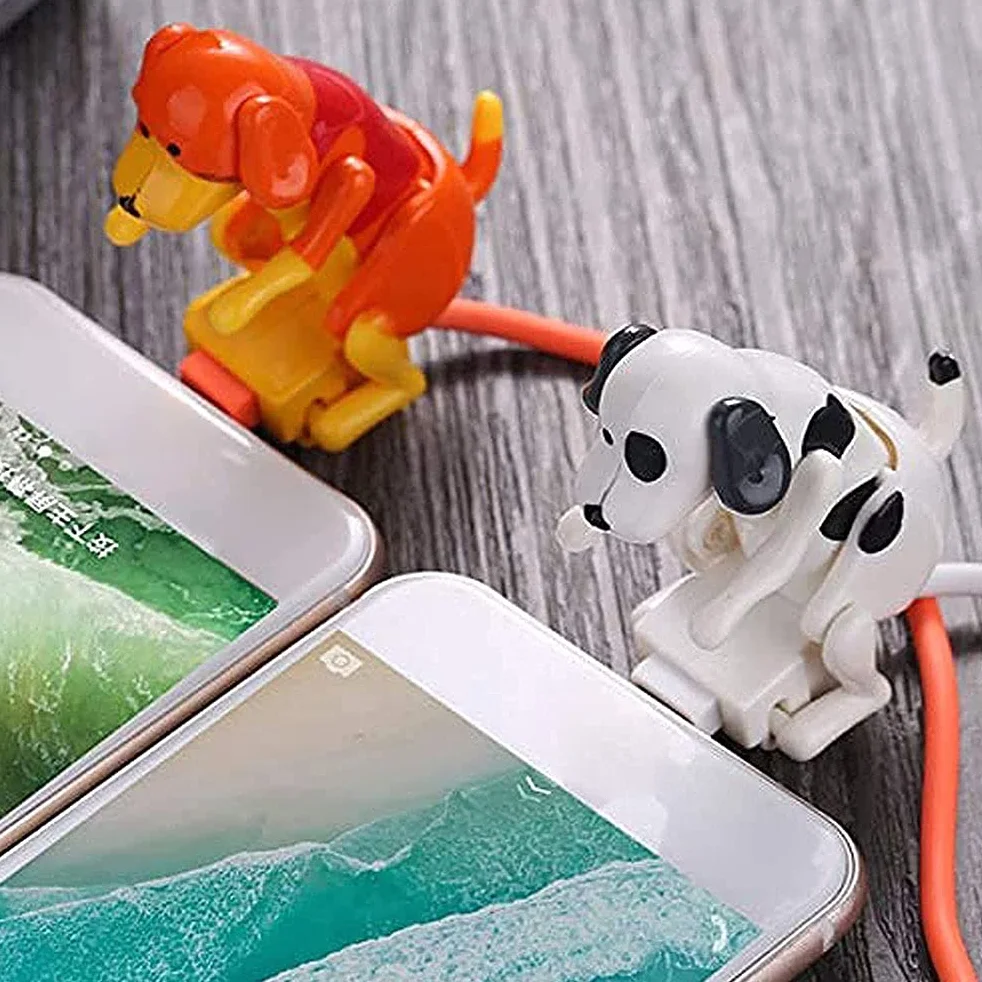 Kabel USB z psem do szybkiego ładowania smartfona typ C