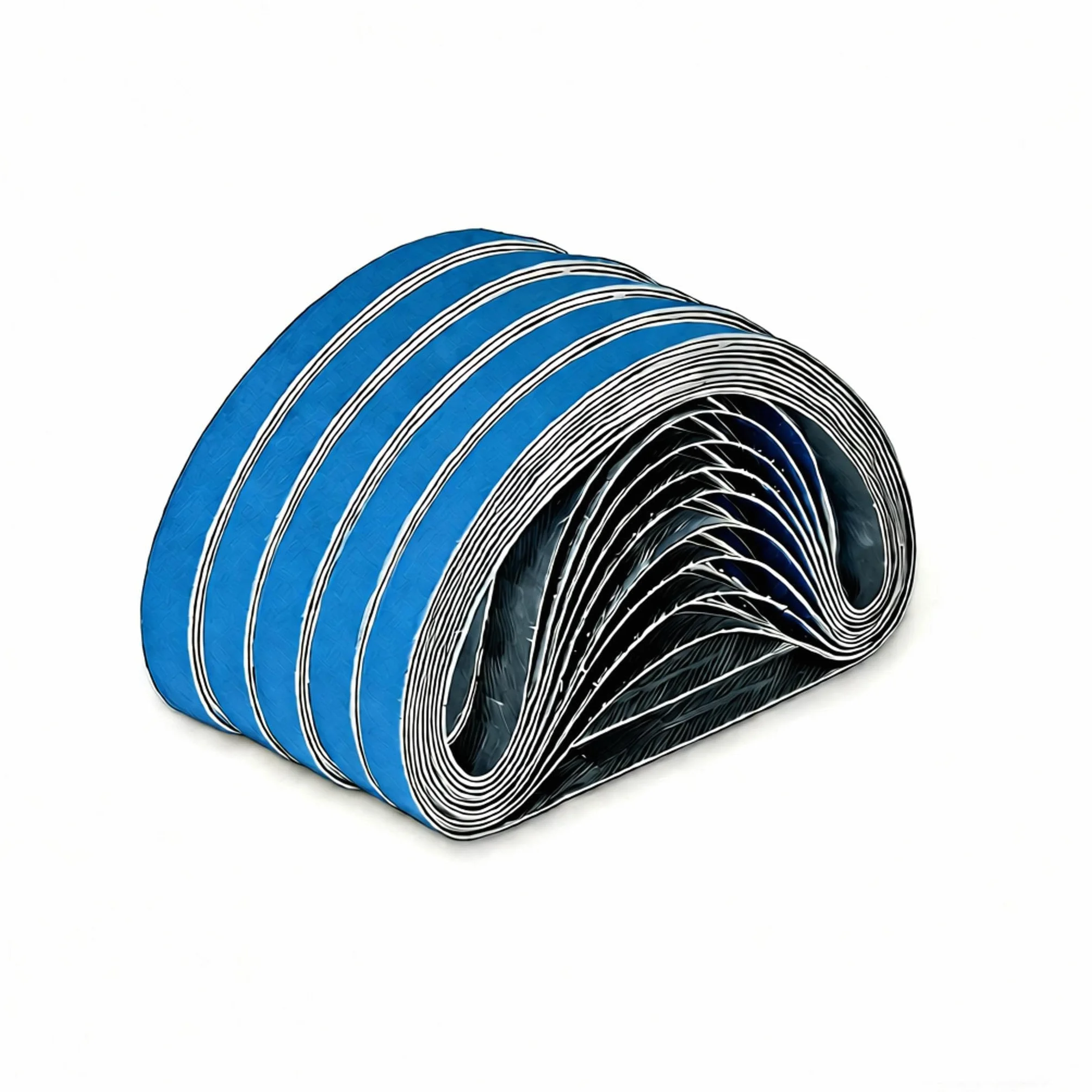 Zestaw taśm szlifierskich z korundu cyrkonowego, 9 x 533 mm, 35 sztuk, ziarnistość 60/80/100/120/180/240/320, do drewna, metalu, kamienia, gipsu, płytek ceramicznych i tworzywa sztucznego