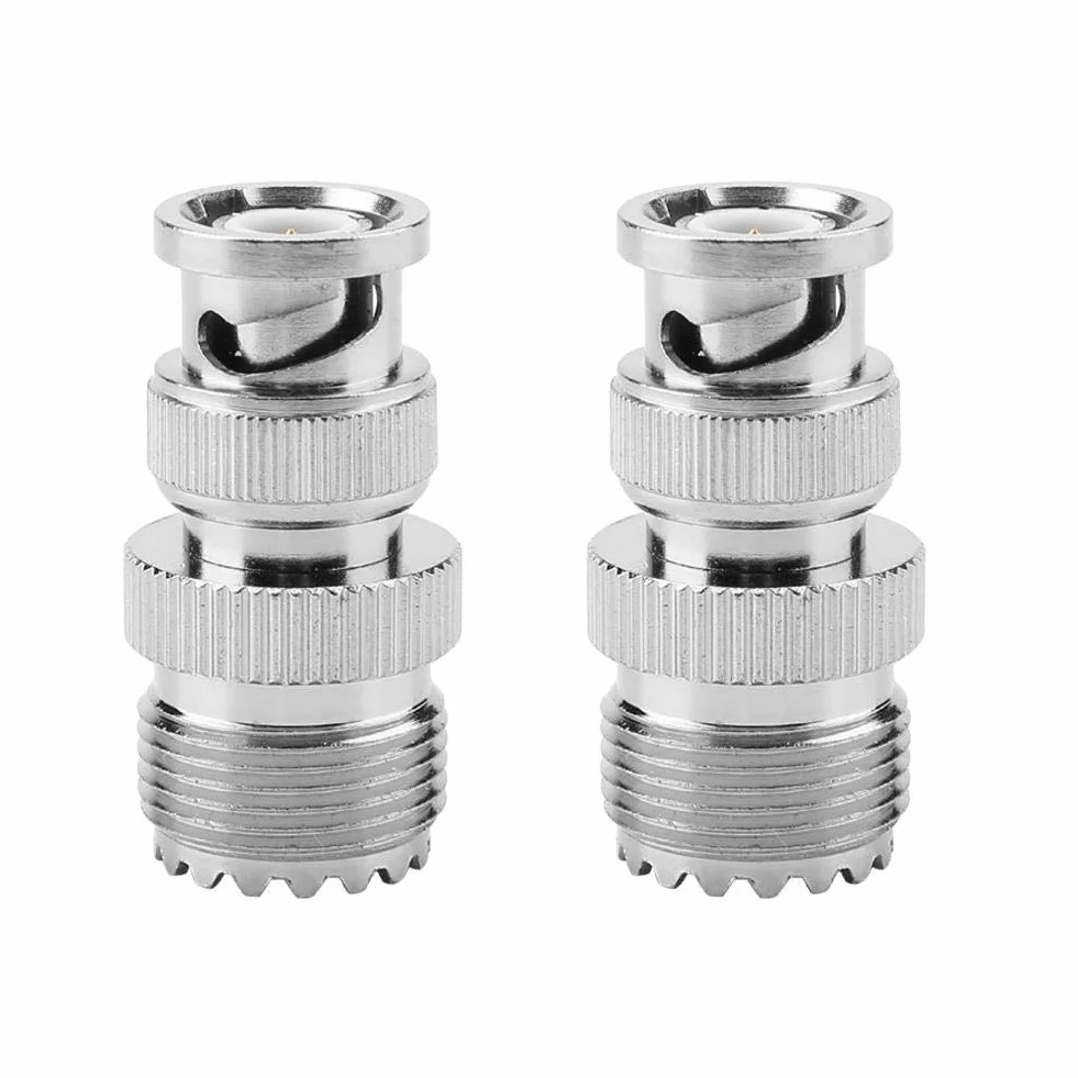 BNC Koncentryczny Adapter Wtyk Męski do UHF SO239 PL259 Żeńskie Gniazdo RF